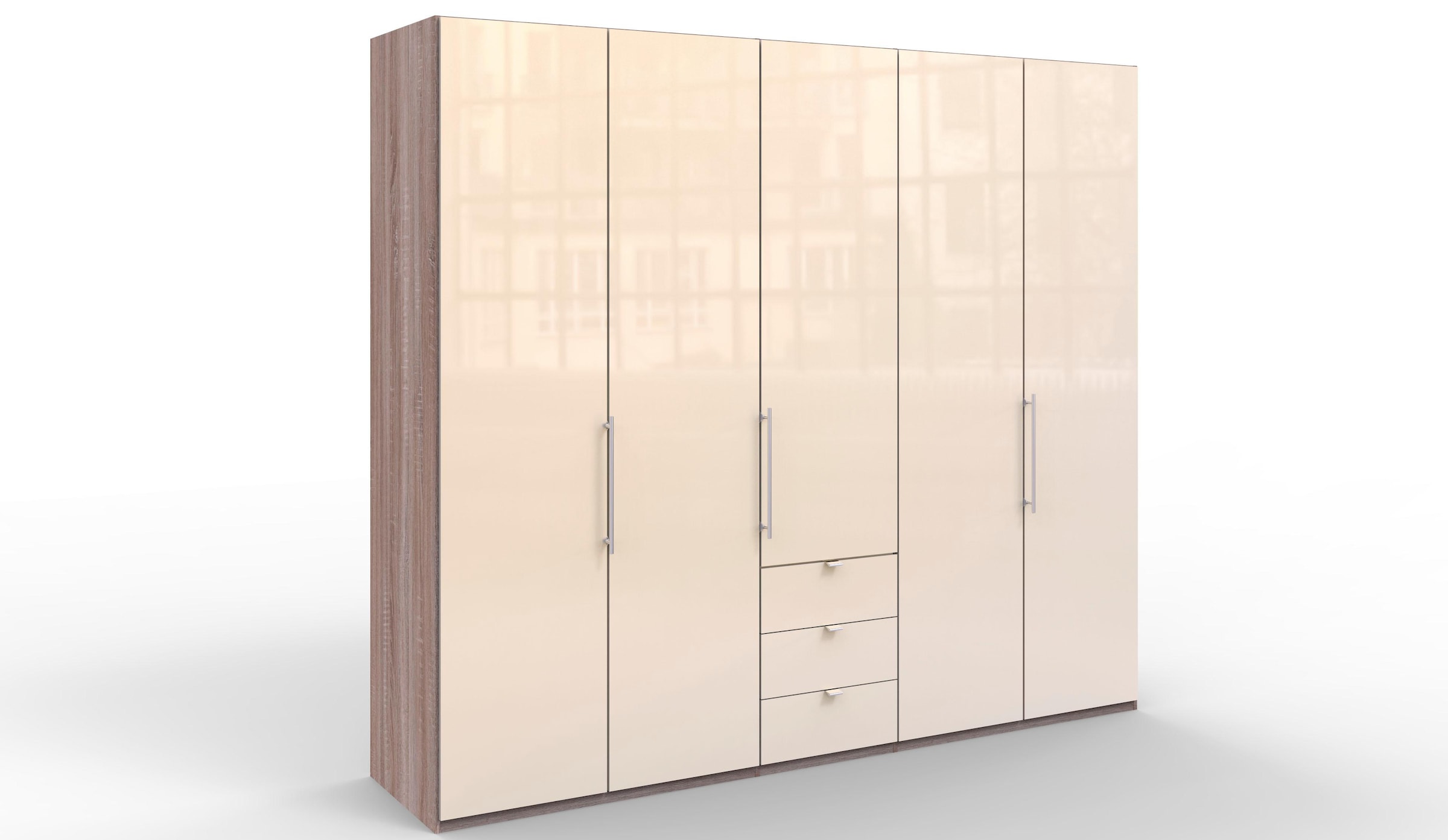WIEMANN Kleiderschrank »Loft« Glasfront