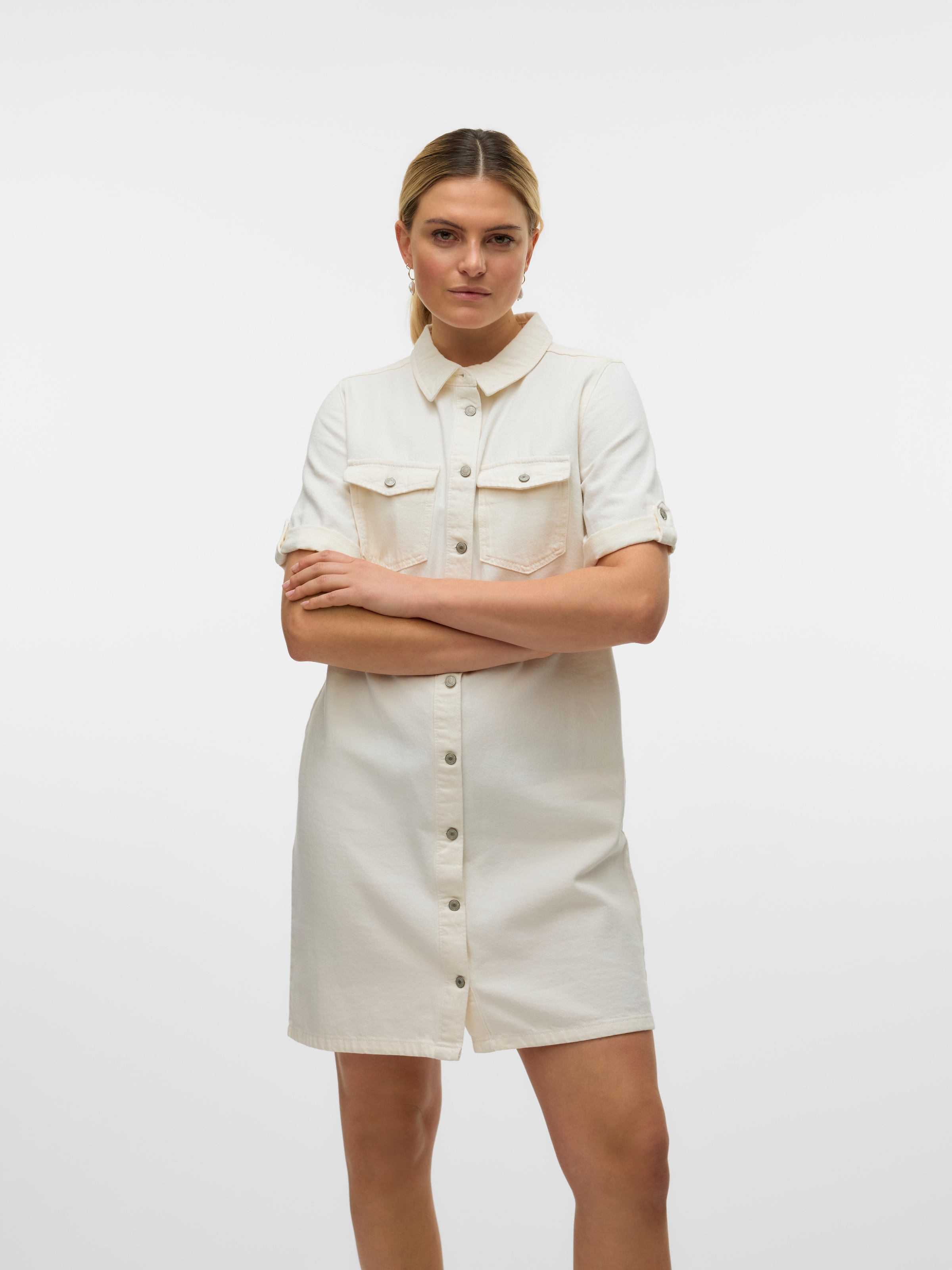 Vero Moda Jeanskleid »VMJENNIE SS SHORT DENIM DRESS NOOS«