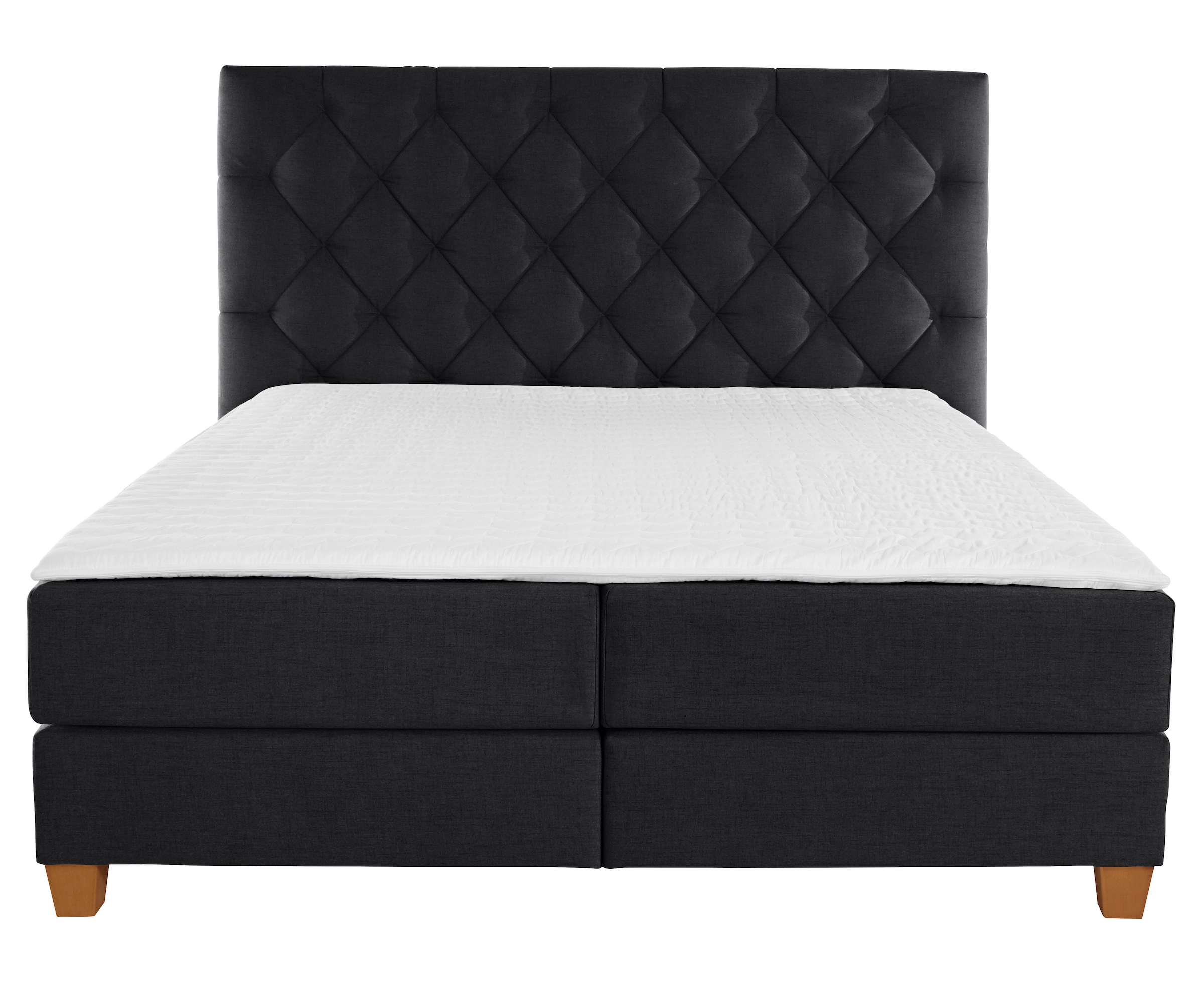Guido Maria Kretschmer Home&Living Boxspringbett »Harmones hoch«, in 3 Breiten, Härtegrad auch im Mix mit je 1 Matratze in H2 und H3