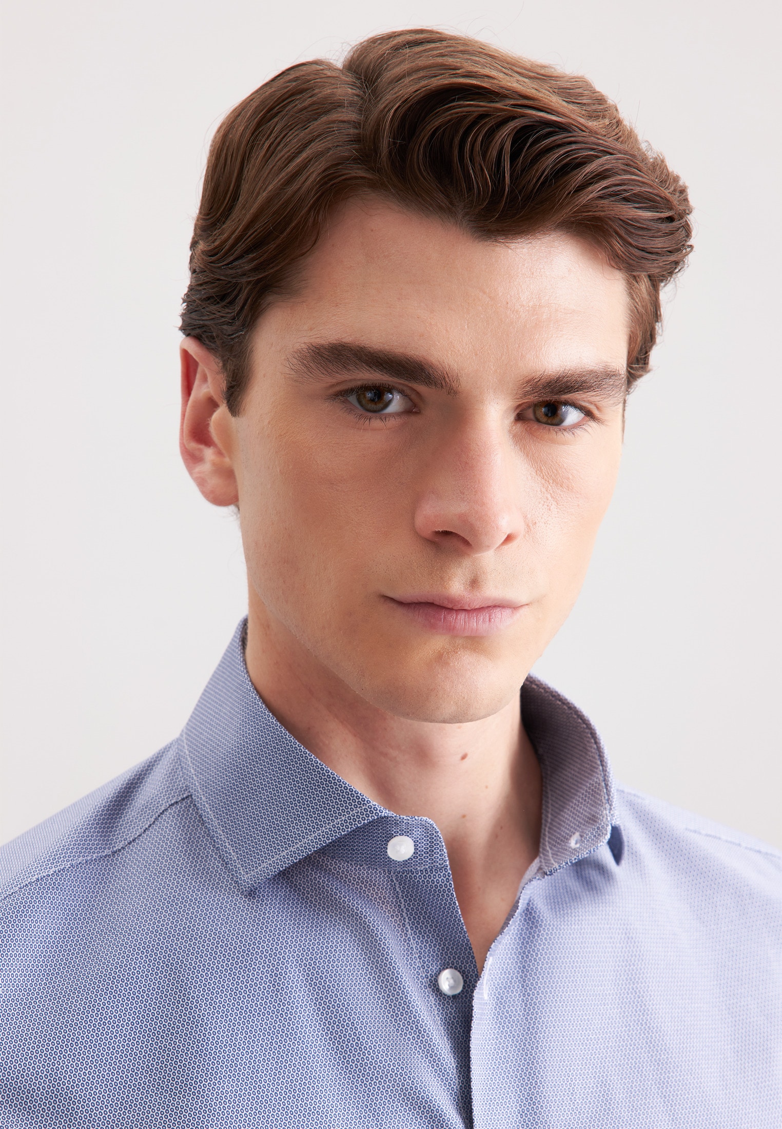 seidensticker Businesshemd »Schwarze Rose« Slim 1/1 Kentkragen Druck