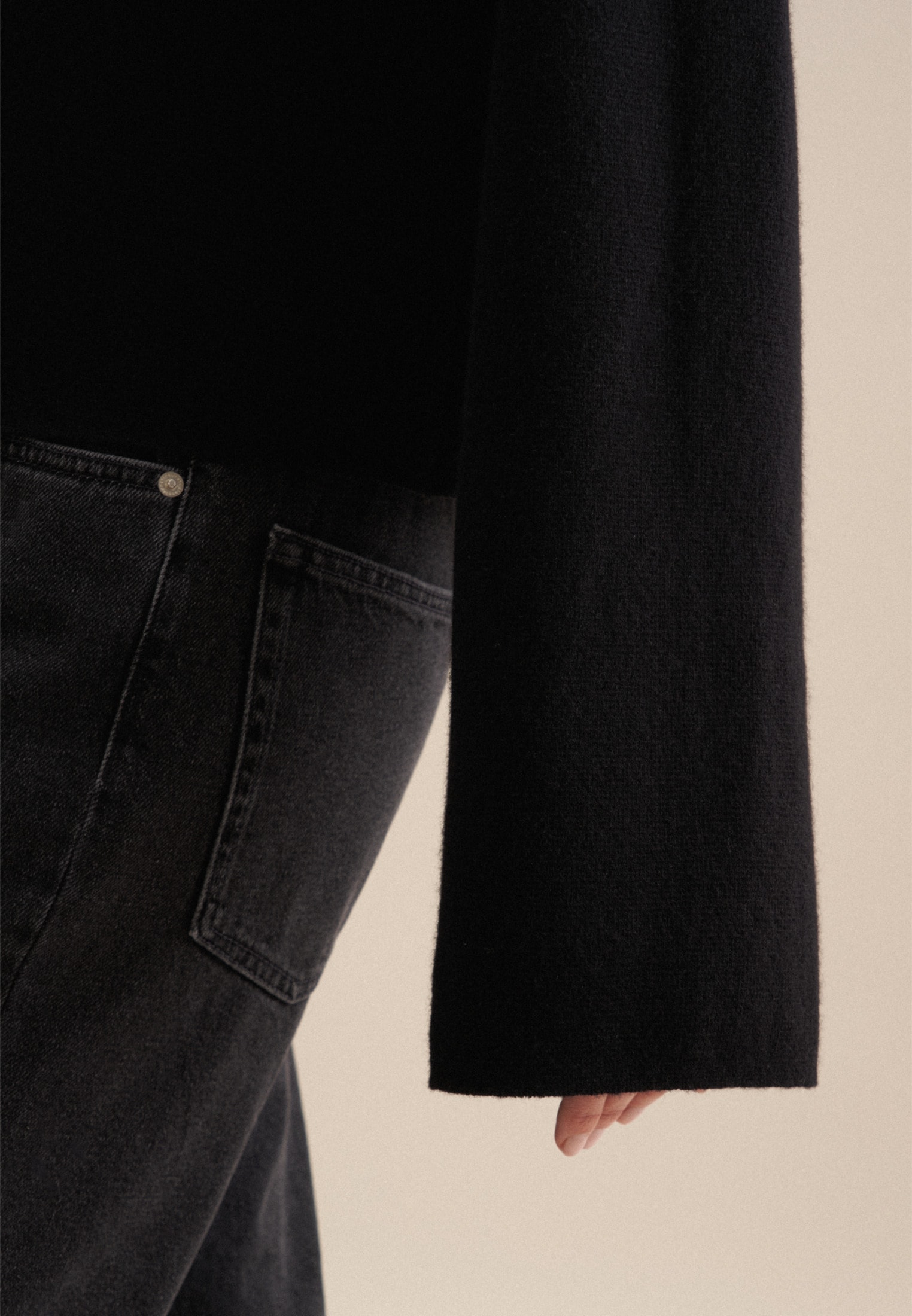 seidensticker Strickpullover »Schwarze Rose« 1/1 Turtleneck