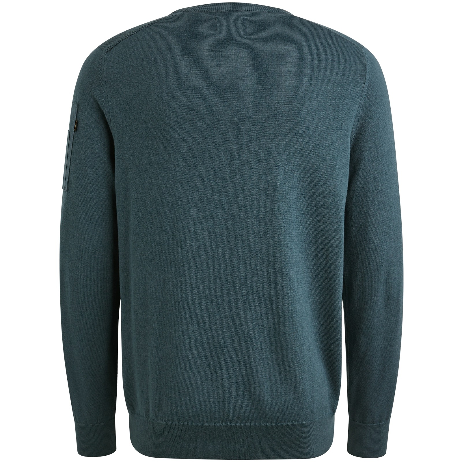 PME LEGEND Rundhalspullover mit Logo Stickerei