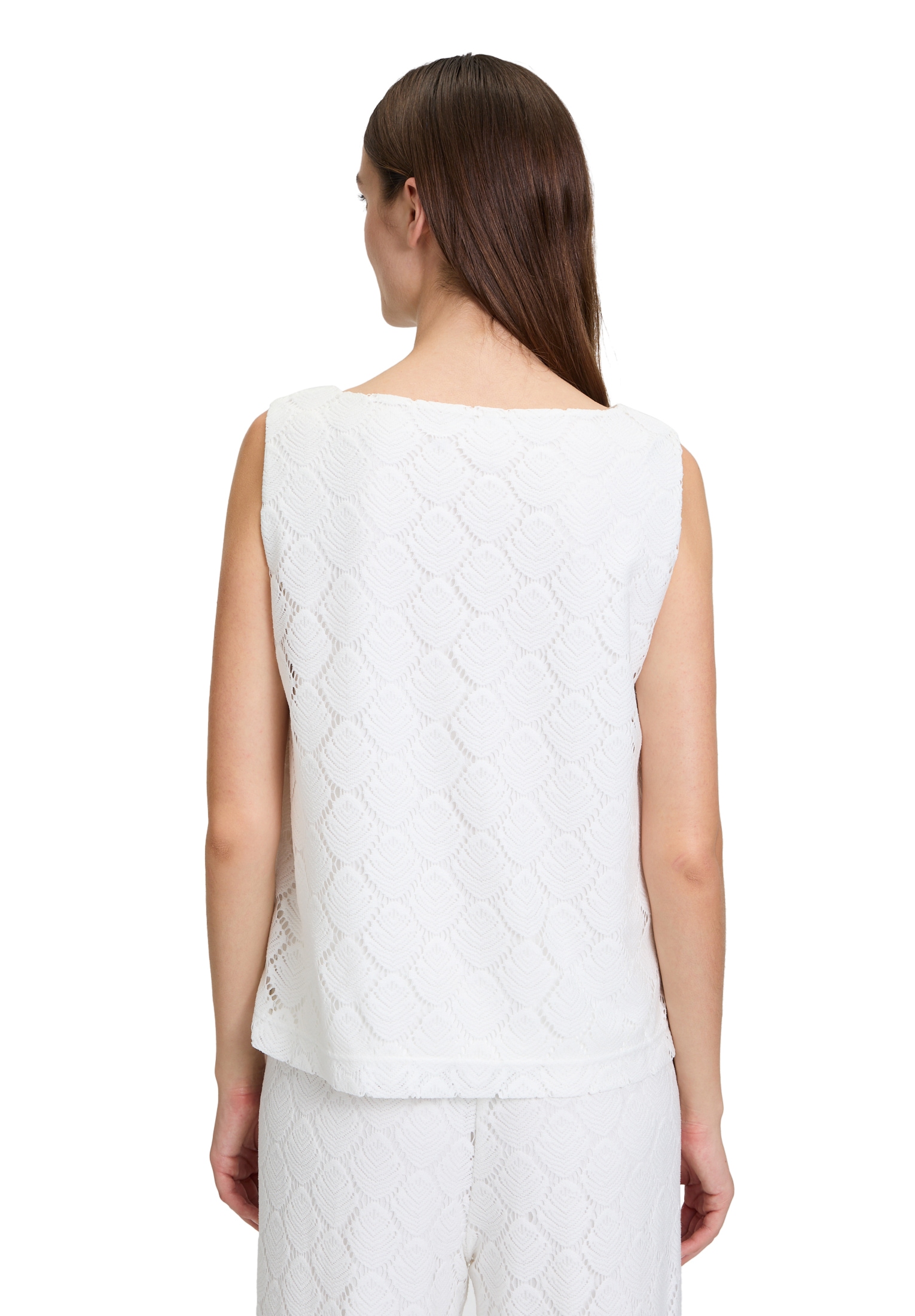 Betty&Co Shirttop »Strukturshirt mit U-Boot-Ausschnitt«