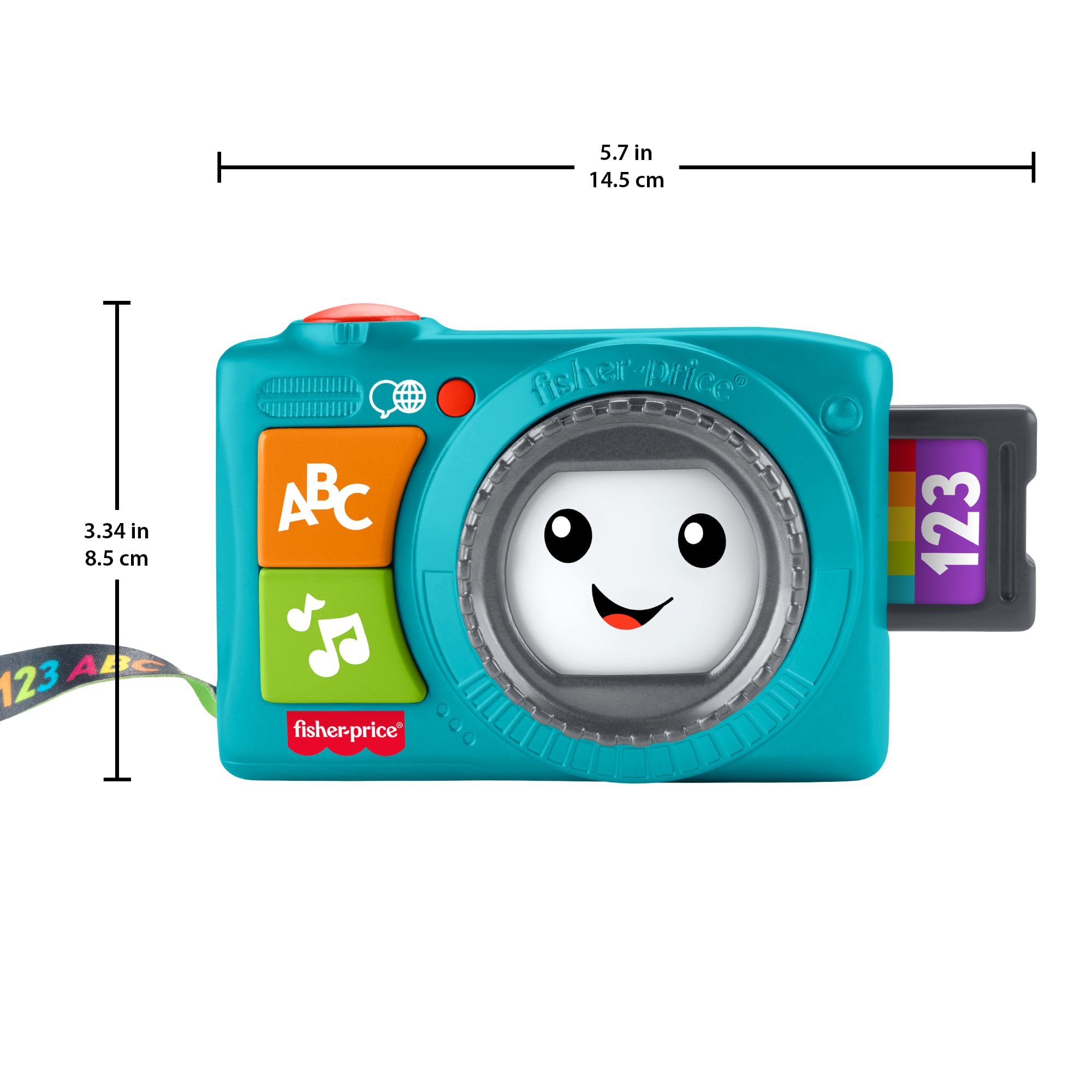 Fisher-Price® Lernspielzeug »Lernspaß Aufleuchtende Kamera« mit Musik und Lichtern
