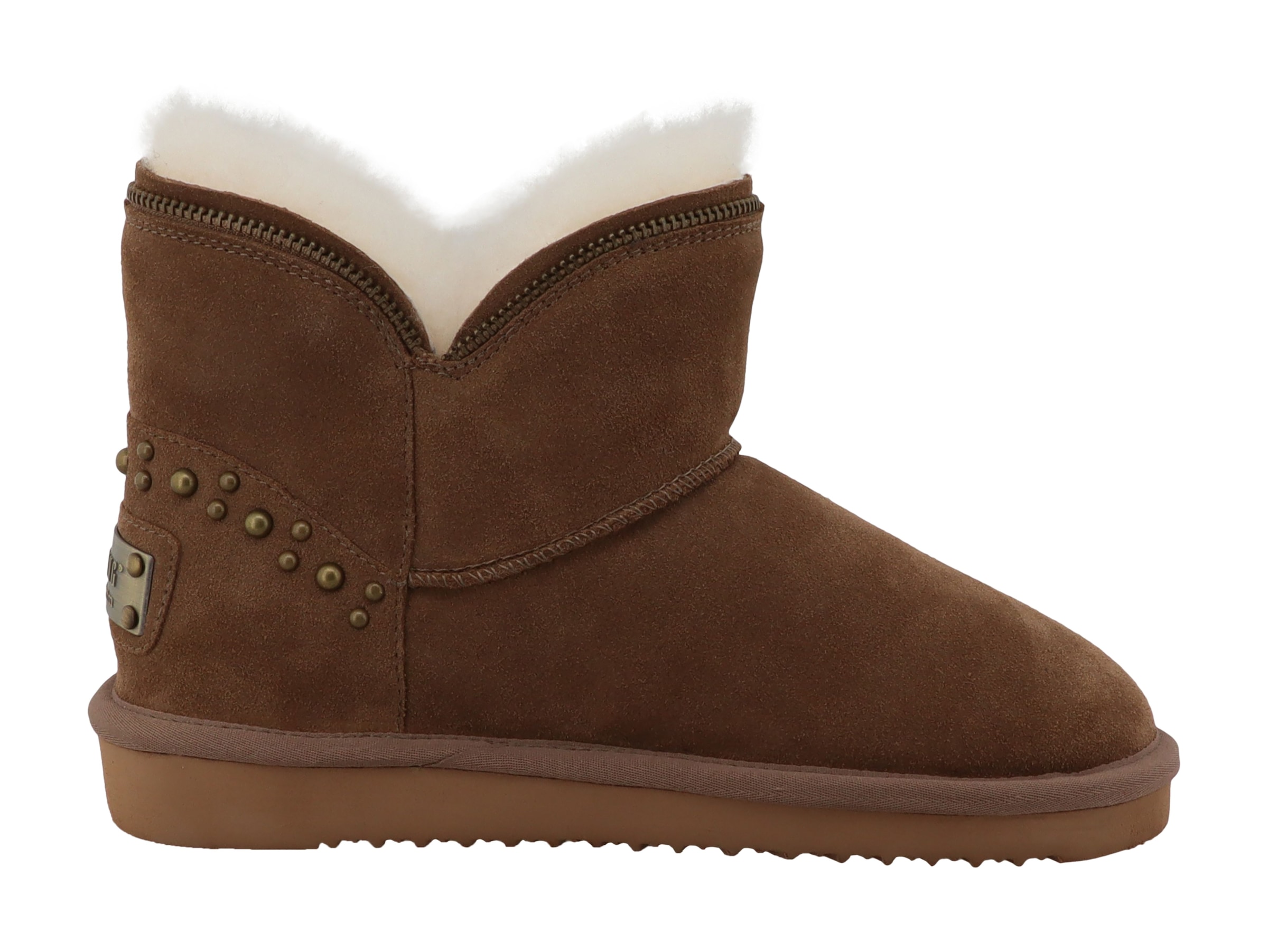 Mustang Shoes Winterboots »Winterboots«  Plateau, Winterstiefelette mit Nieten und Zierreißverschluss