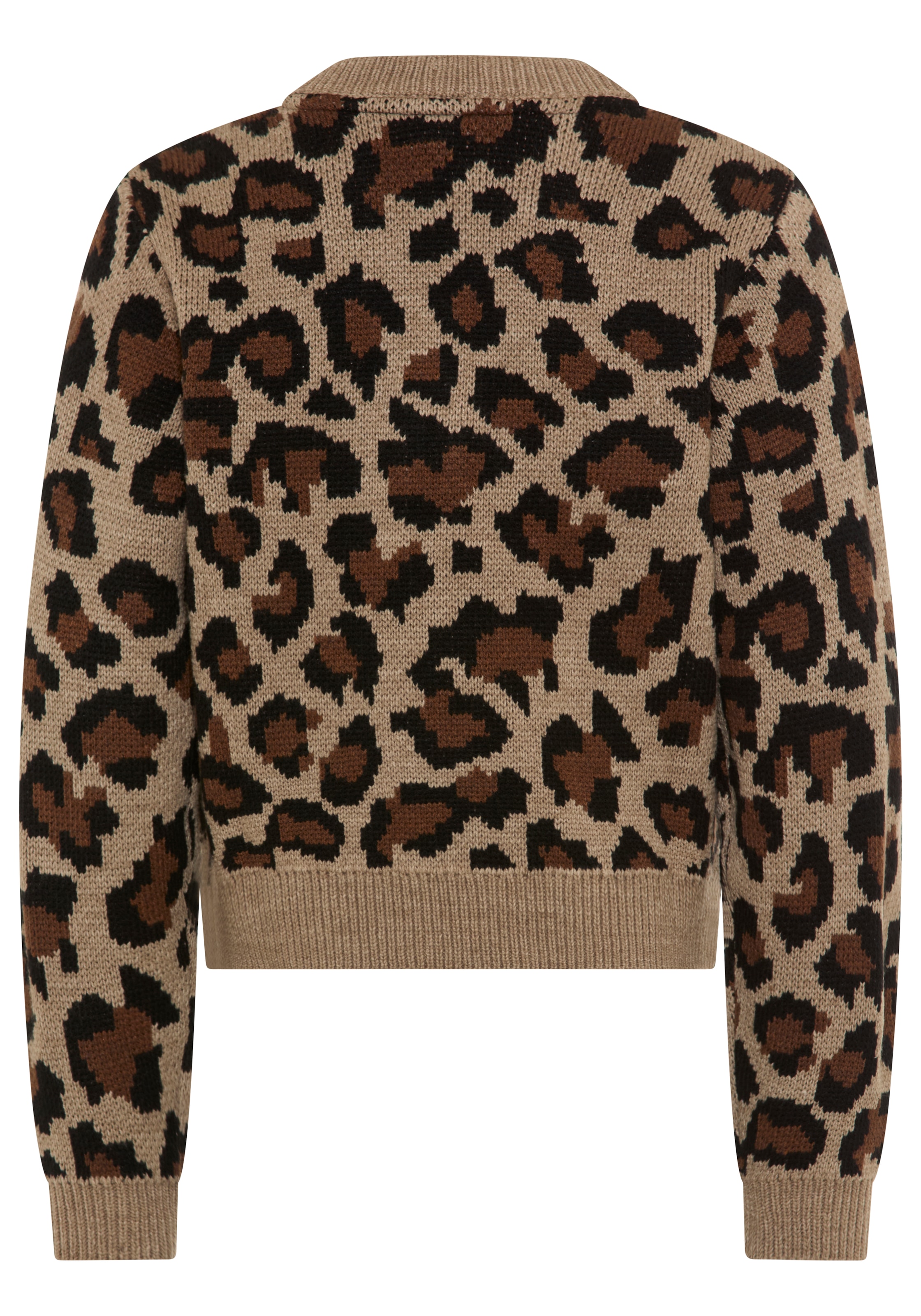 KIDSWORLD Strickjacke »Strickjacke mit Leo-Muster« Strickjacke in Leo-Optik