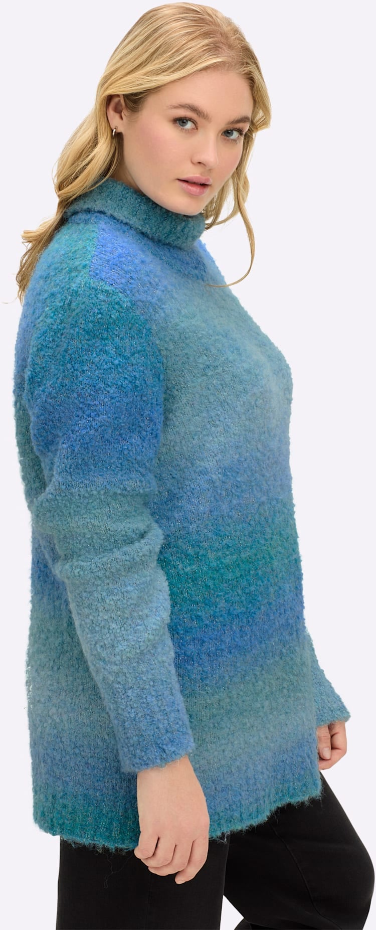 Sheego Stehkragenpullover »Pullover«
