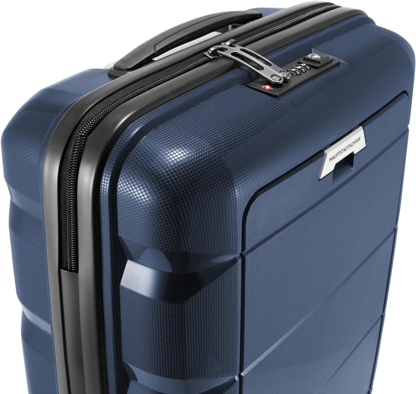 Hauptstadtkoffer Hartschalen-Trolley »Britz, in verschiedenen Farben und Größen«, 4 Rollen, Hartschalen-Koffer Reisegepäck TSA Schloss Volumenerweiterung