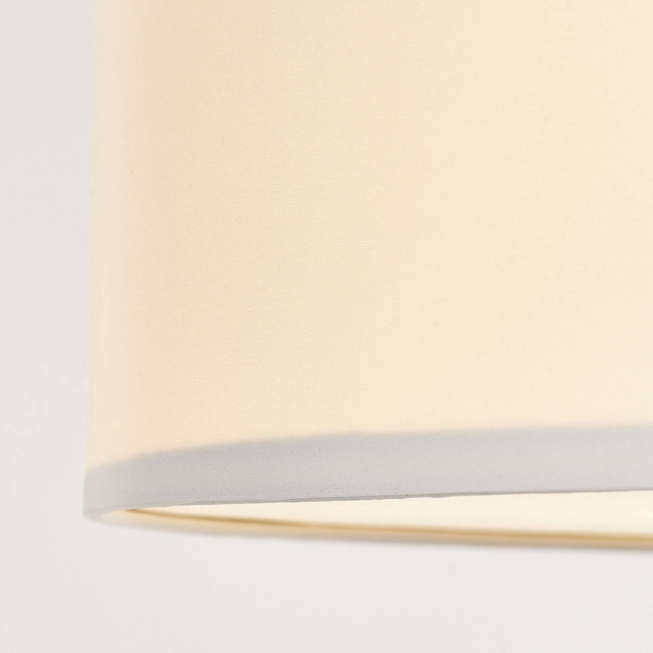 Brilliant Deckenleuchte »Andria«, 3 flammig, Leuchtmittel E27 | ohne Leuchtmittel, mit Stoffschirm, 26,5 cm Höhe, Ø 60 cm, E27, Metall/Textil