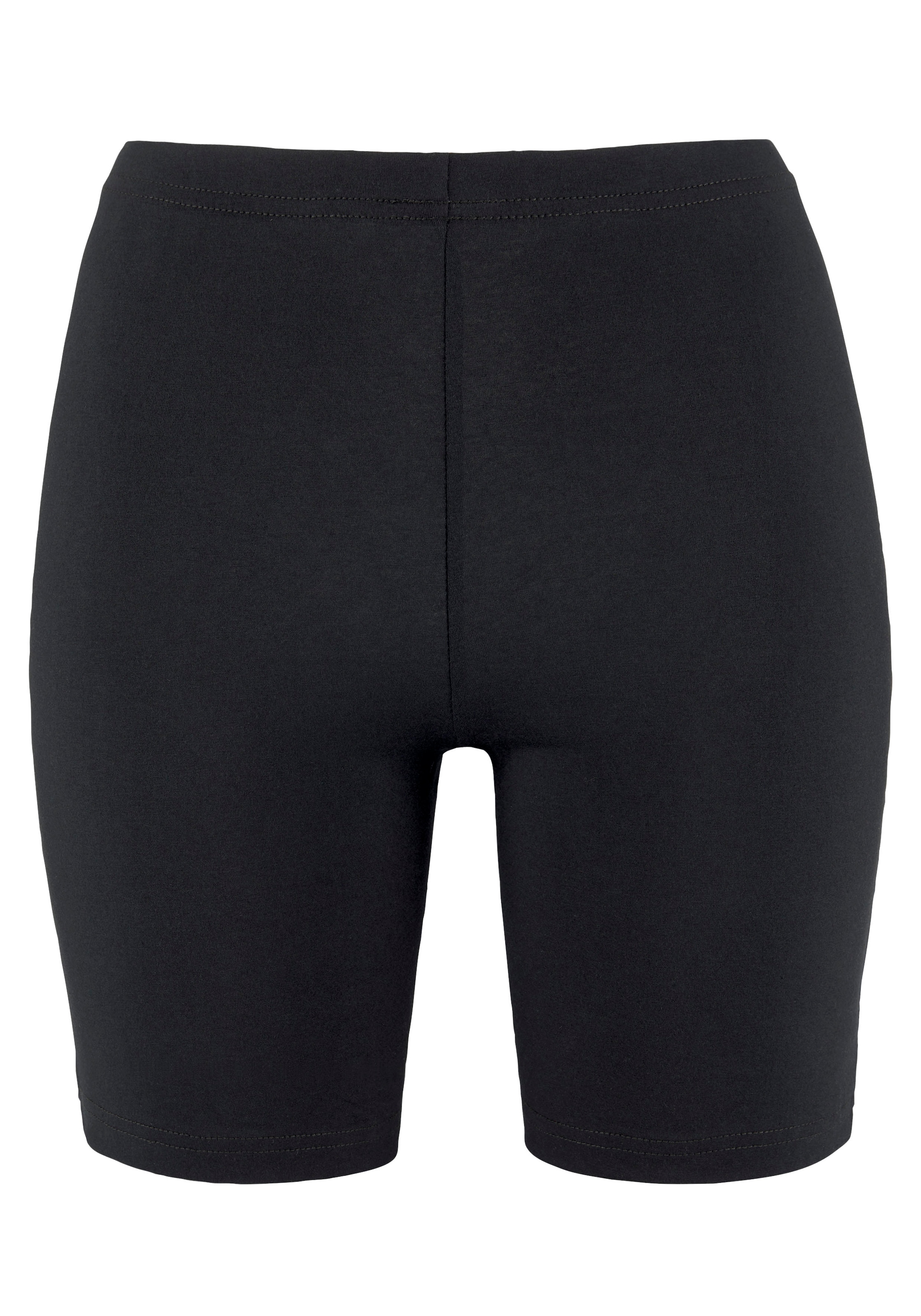 LASCANA Lange Unterhose, (Packung, 2 St.), "Perfect Basics" aus elastischer Baumwolle