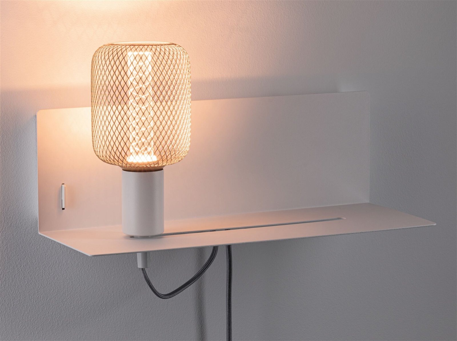Paulmann Wandleuchte »Devara max. 1x40W USBC 230V Metall«, 1 flammig, Leuchtmittel E27 | ohne Leuchtmittel, E27
