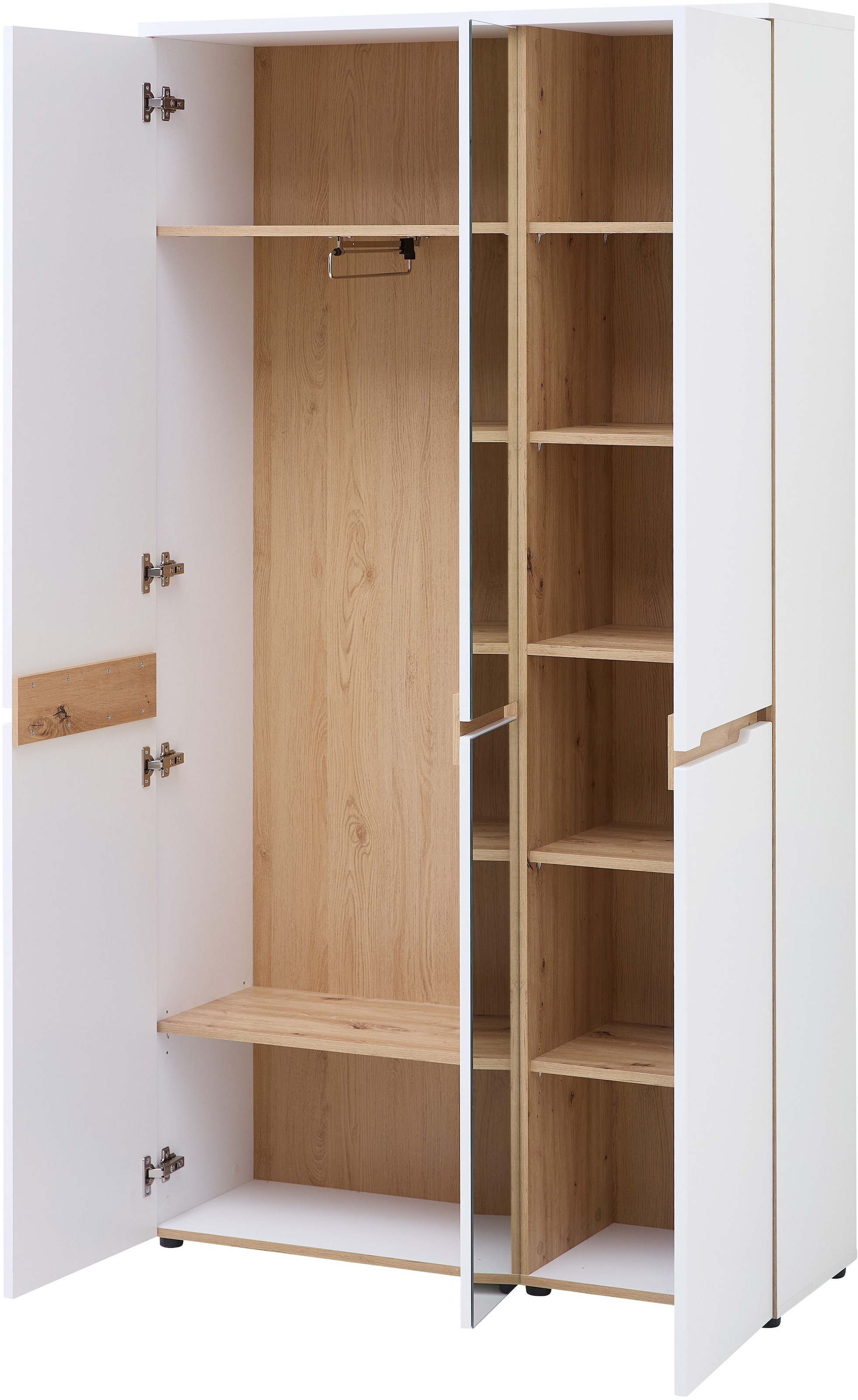 Innostyle Garderobenschrank »Memphis Garderobenschrank, 105x192x38cm (B/H/T)«, (1 St.)