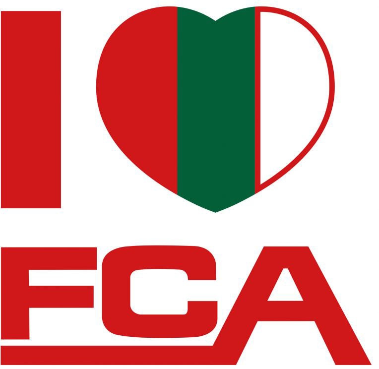 bequem (1 »FC St.) love I FCA«, Wall-Art bestellen Augsburg Wandtattoo