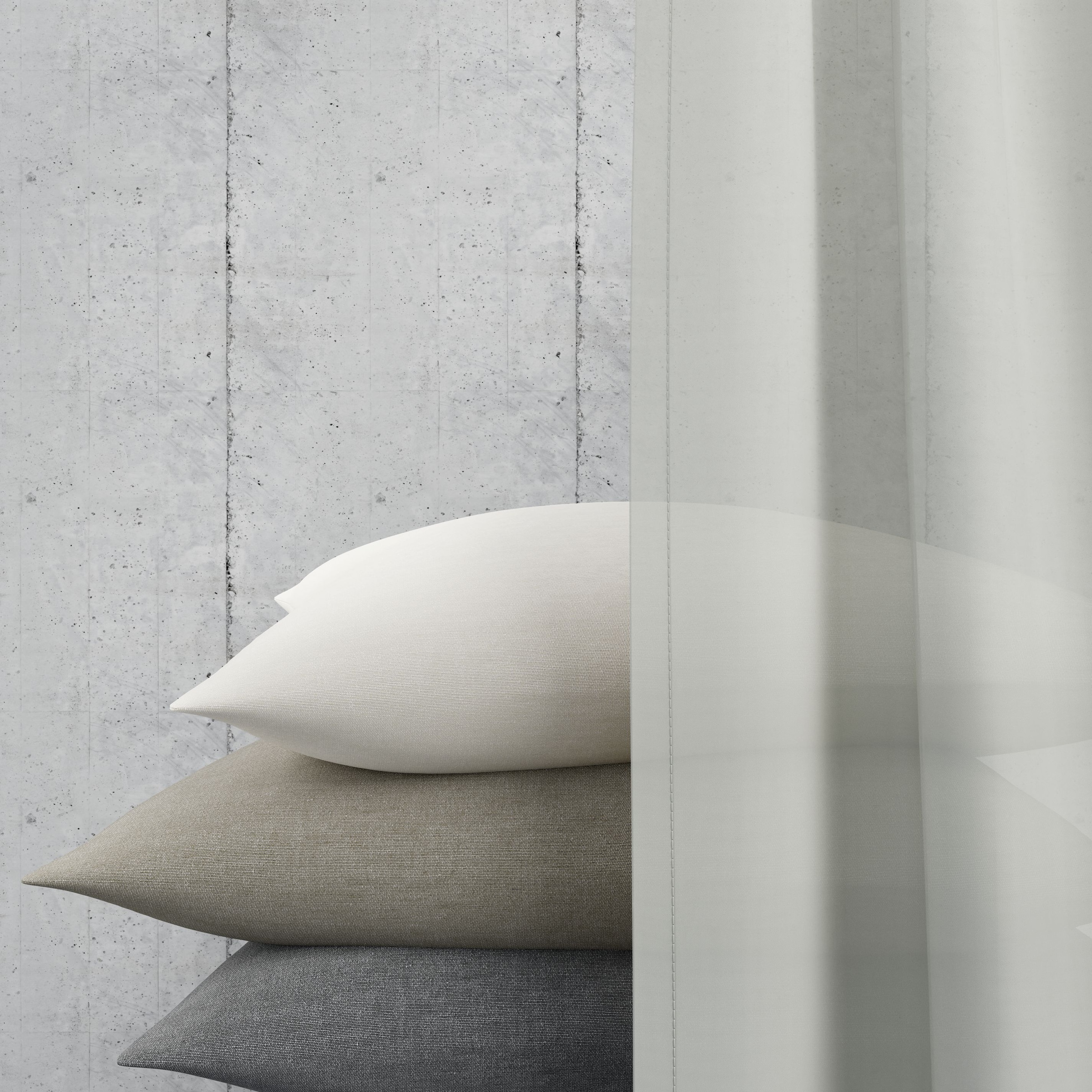 OTTO home »ELVIRA, nach Wunschmaß, transparent, Made in Europe« Kräuselband 1 Stk. tlg. Maßanfertigung, made in europe, Wohnzimmer, Schlafzimmer, uni