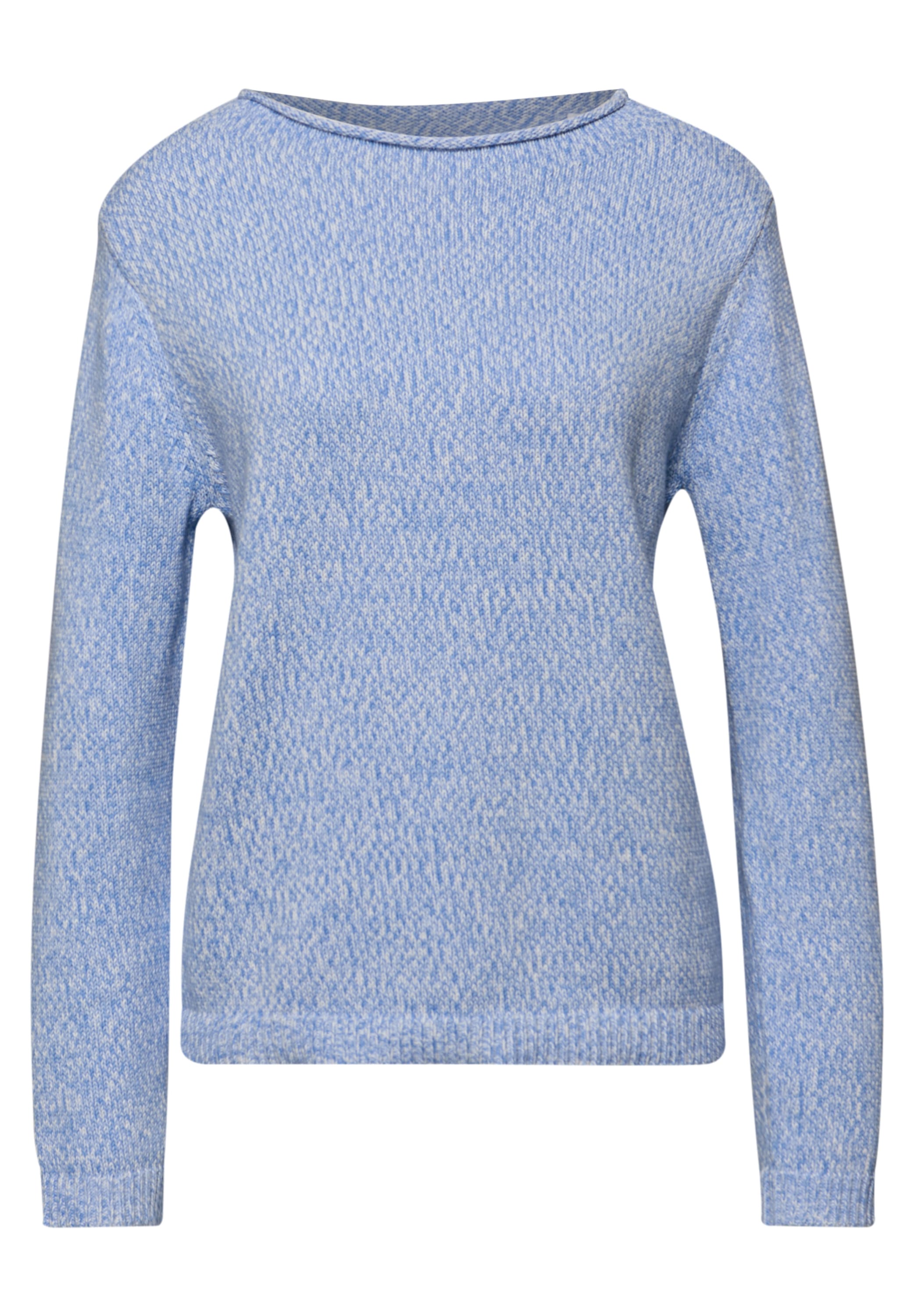 STREET ONE Strickpullover im Two-Tone-Look