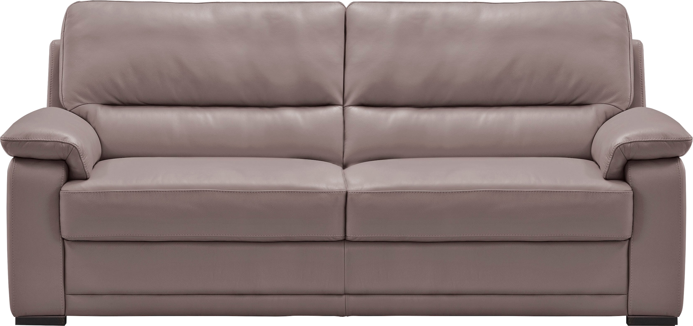 Egoitaliano 2,5-Sitzer »Doris, modernes Designersofa, Ledersofa mit erstklassiger Sitzqualität« edle Detailverarbeitung, perfekte Polsterung, aus hochwertigem Leder