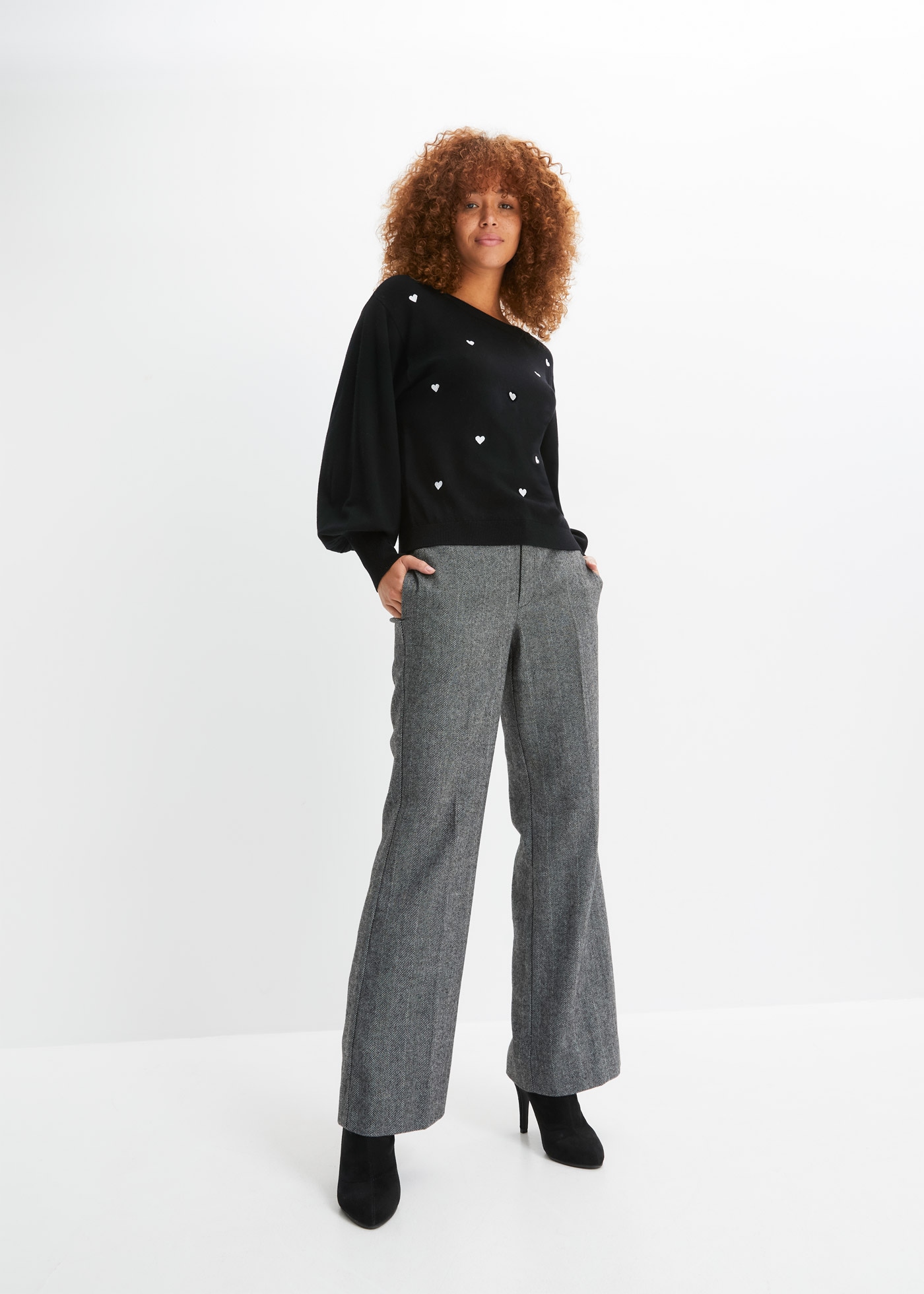 bonprix Strickpullover »Feinstrickpullover aus Viskose-Mix« Feinstrickpullover aus Viskose-Mix