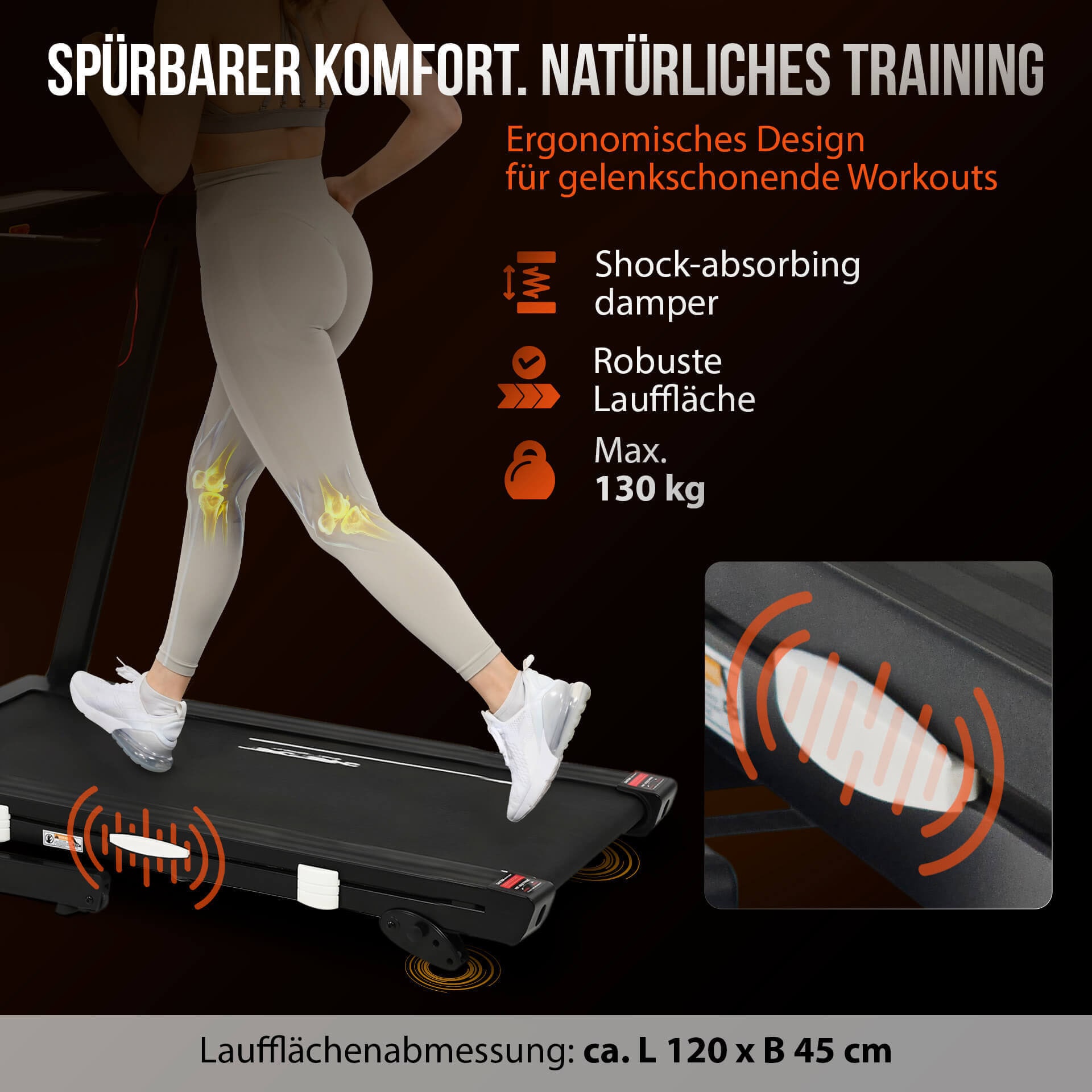 Christopeit Sport® Laufband »Laufband TM 4000 S« bis max. 16 km/h, klappbar, 120 kg max. Benutzergewicht