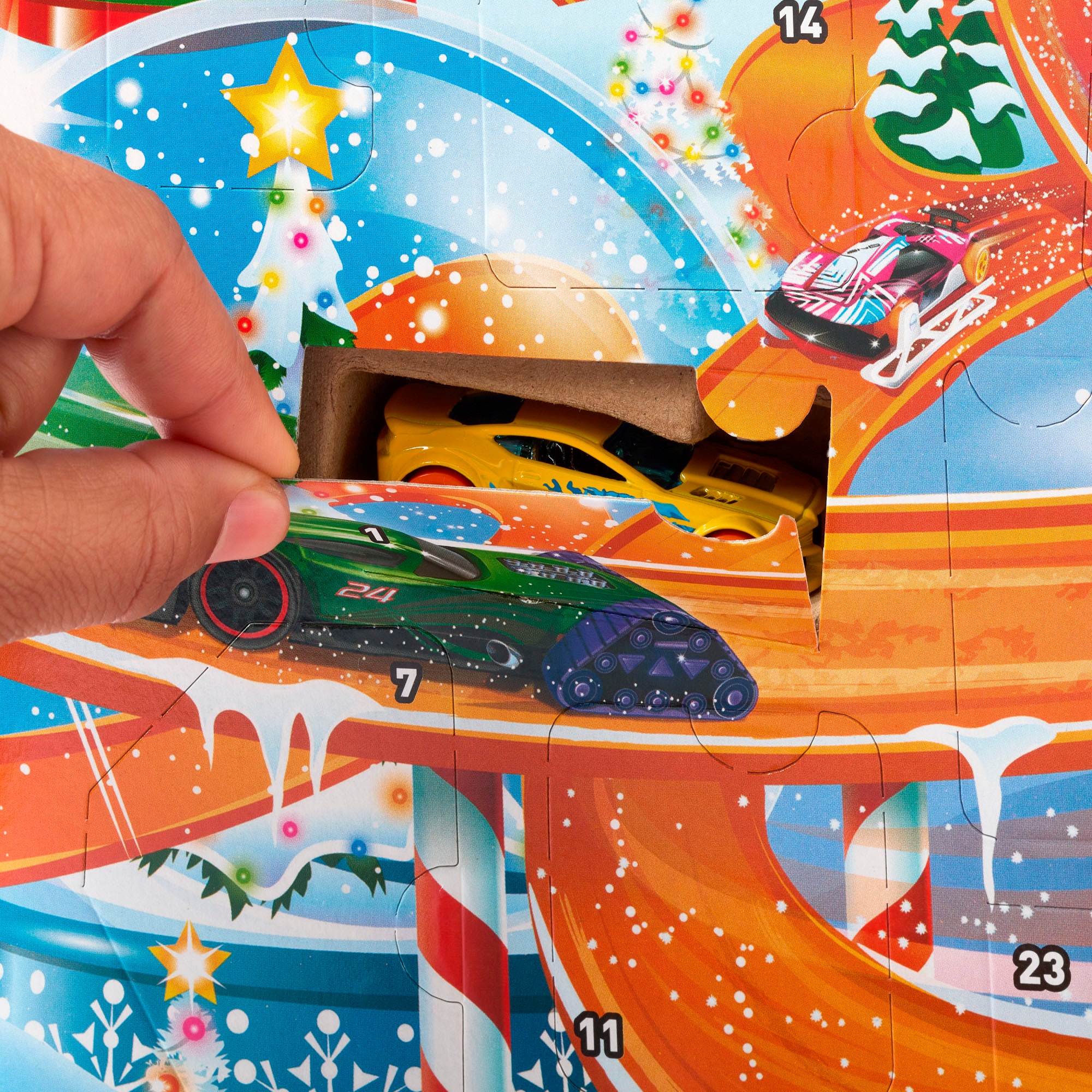 Hot Wheels Spielzeug-Adventskalender »Hot Wheels 2024«, ab 3 Jahren