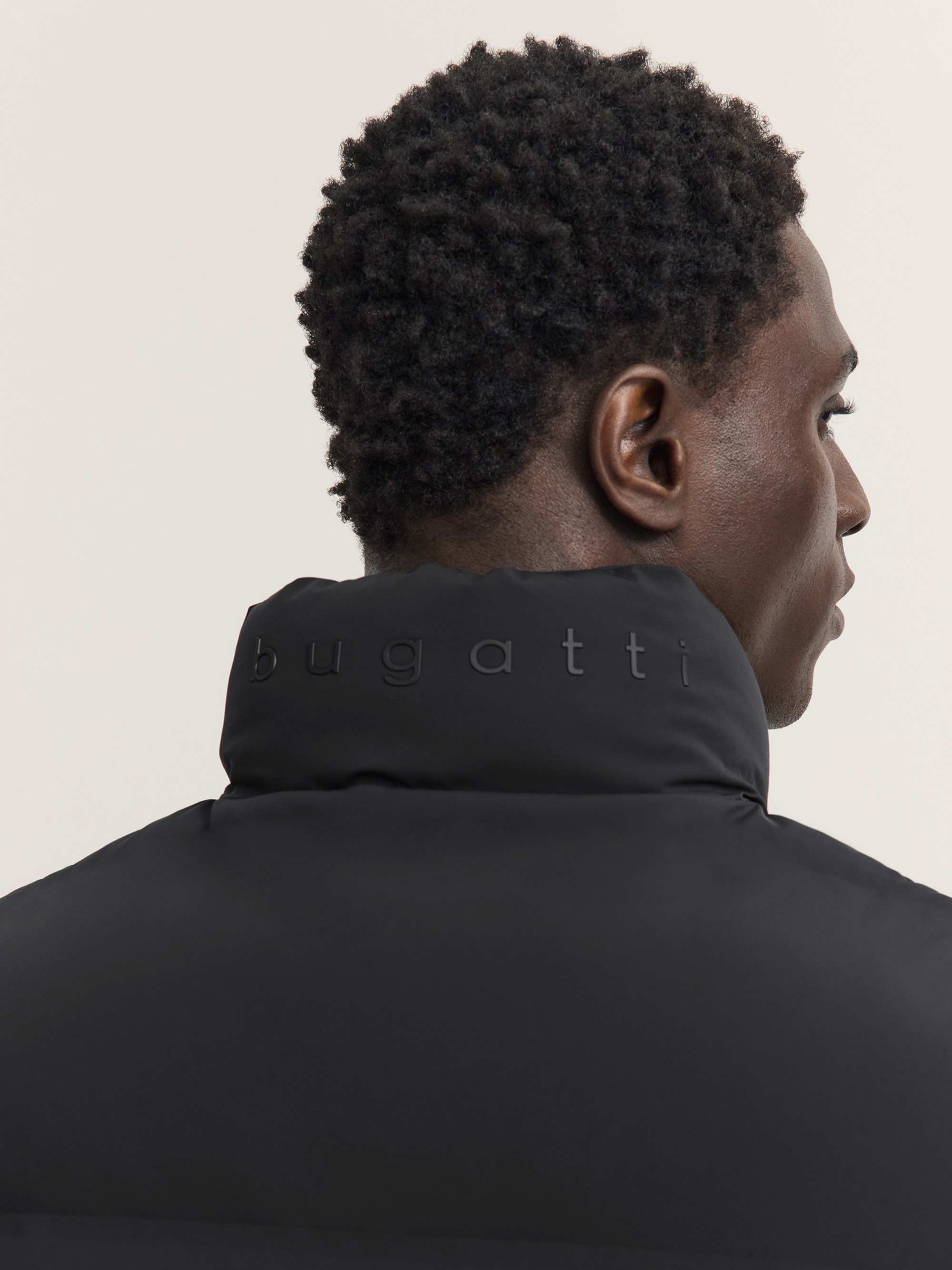 bugatti Strickweste »Regular Fit« Regular Fit Stretch Steppweste Stehkragen