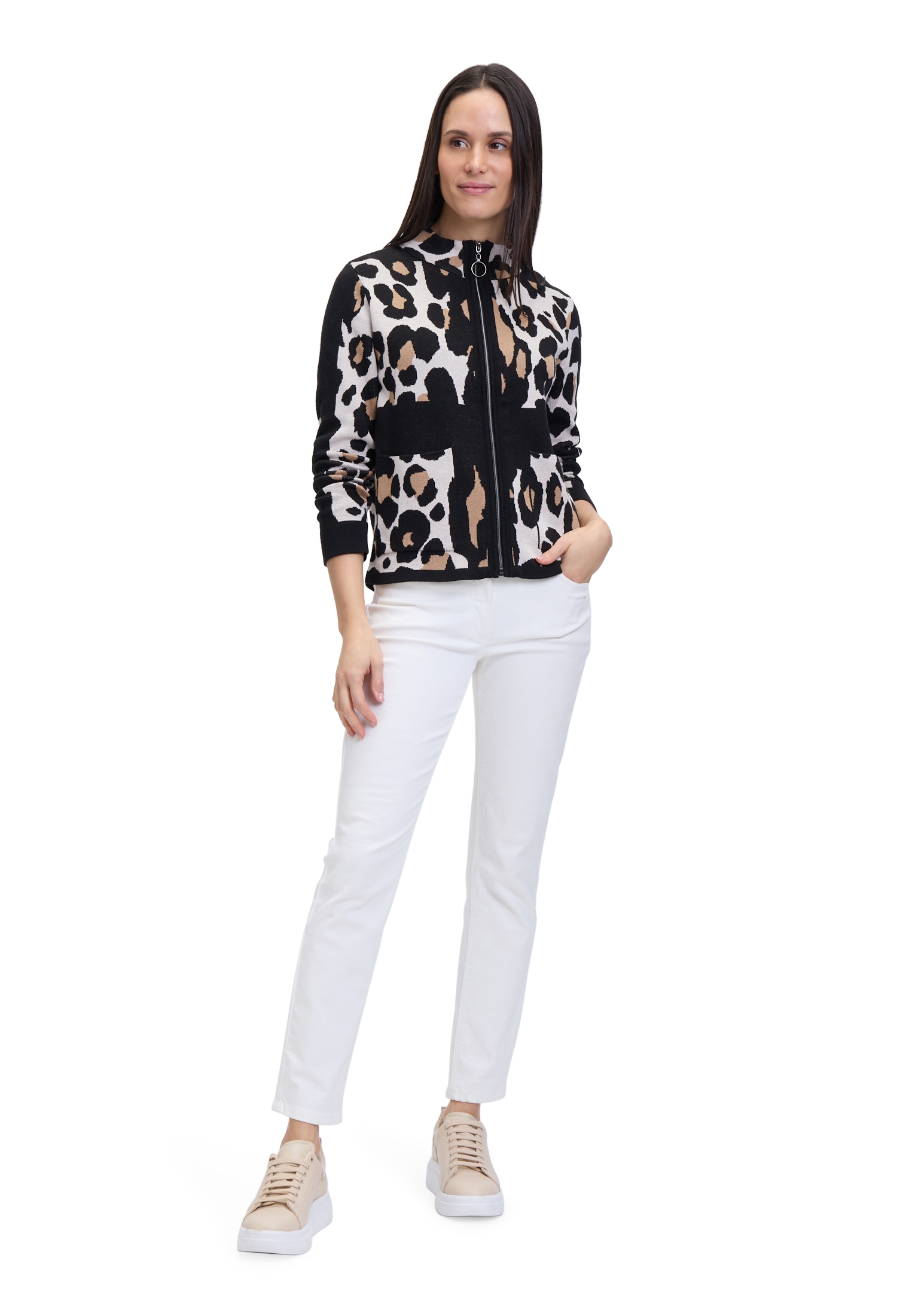 Betty Barclay Strickjacke »Feinstrickjacke mit Jacquard«
