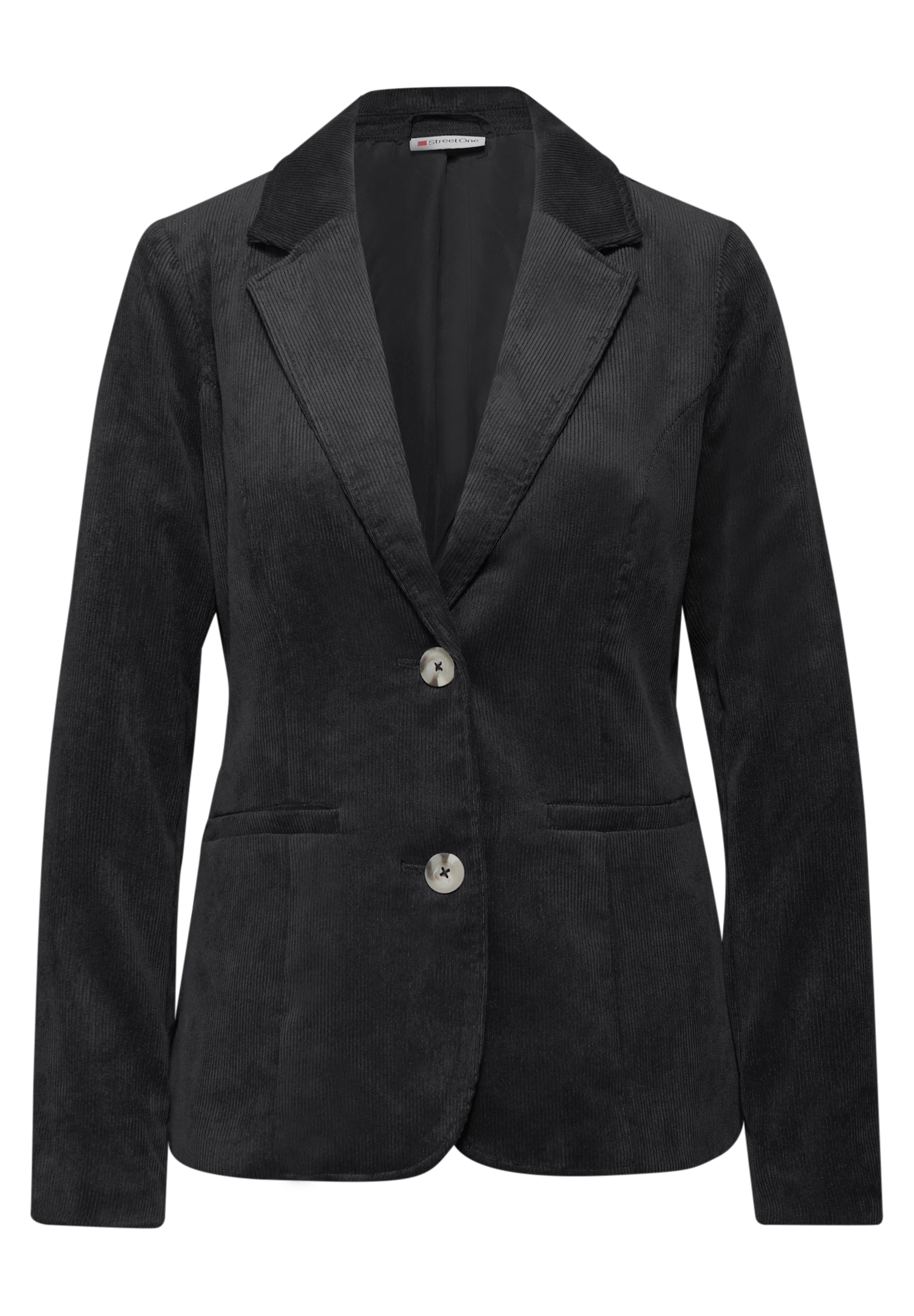 STREET ONE Kurzblazer, mit Reverskragen und aus Cord