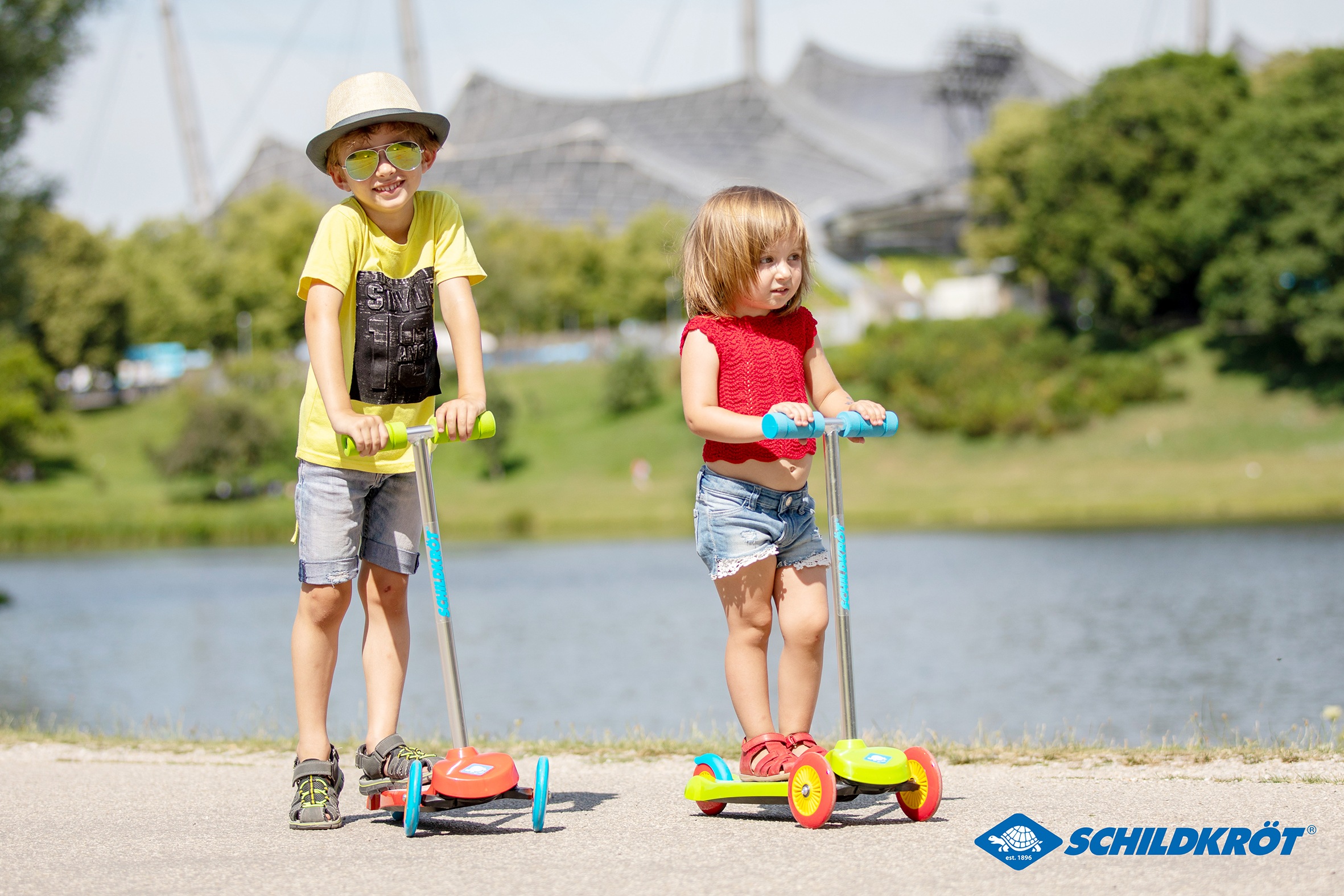 Schildkröt Miniscooter »Kids Scooter LITTLE1 red«