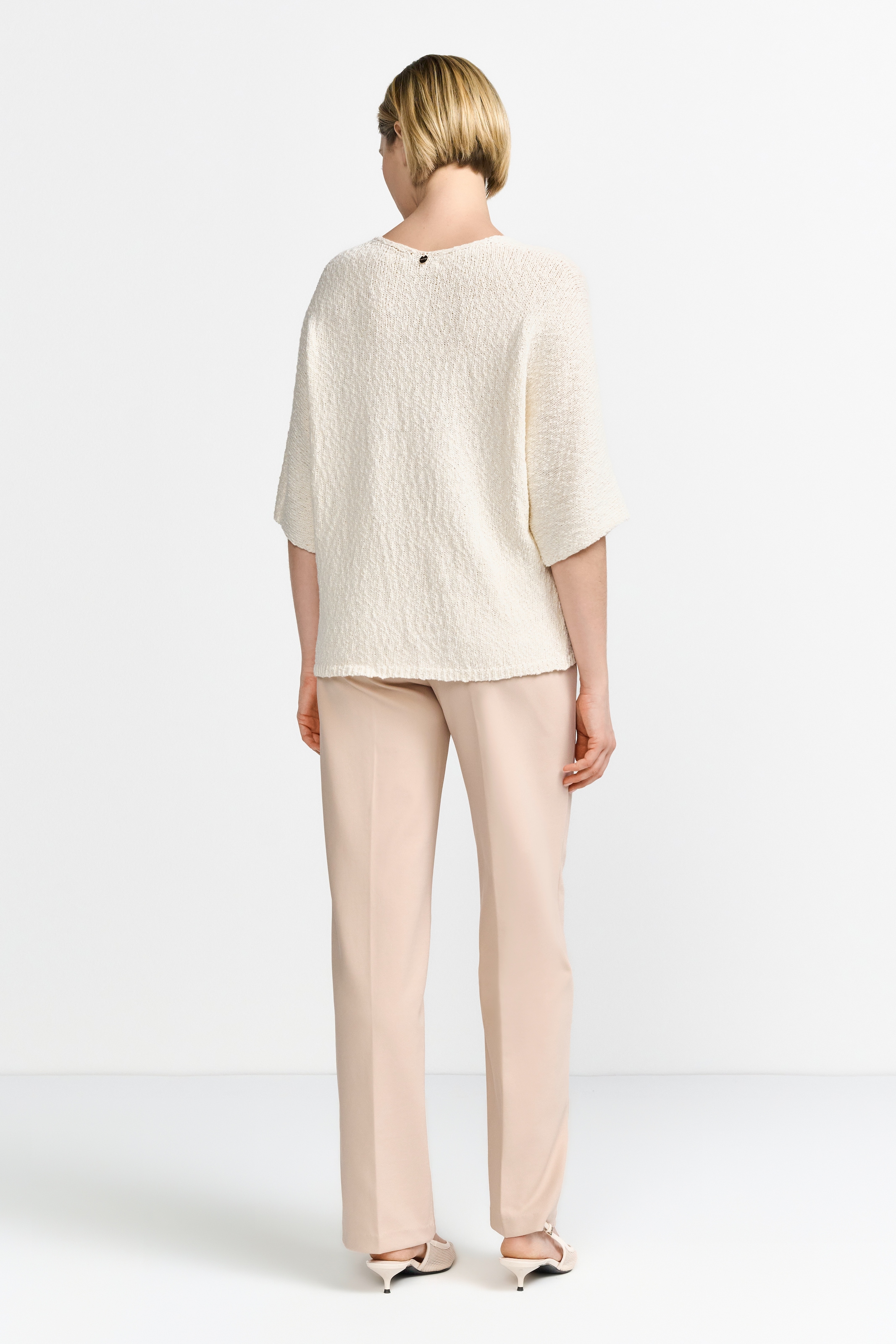 RICHROYAL Strickpullover, Mit V-Ausschnitt