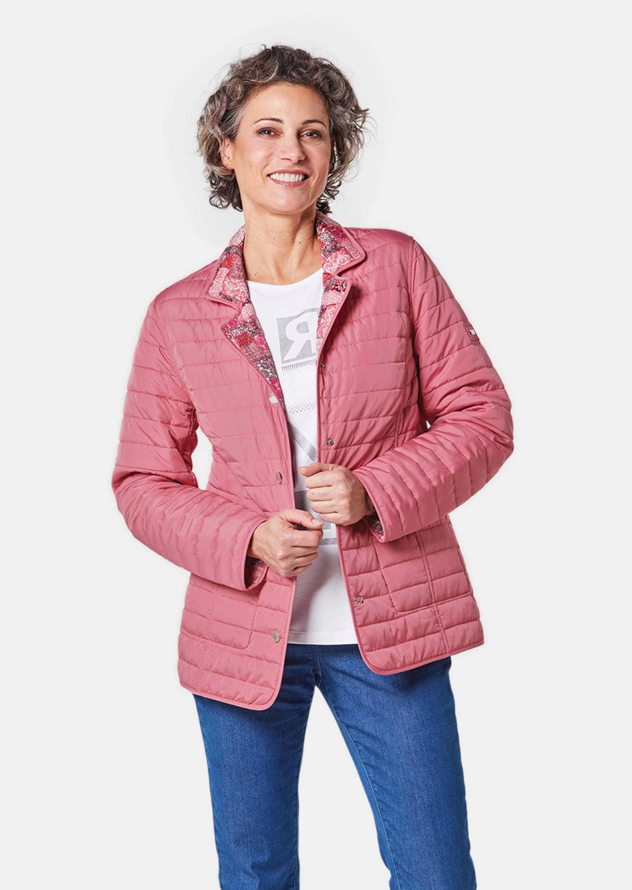GOLDNER Steppjacke »Druckwendejacke Leichte Druck-Steppjacke zum wenden«