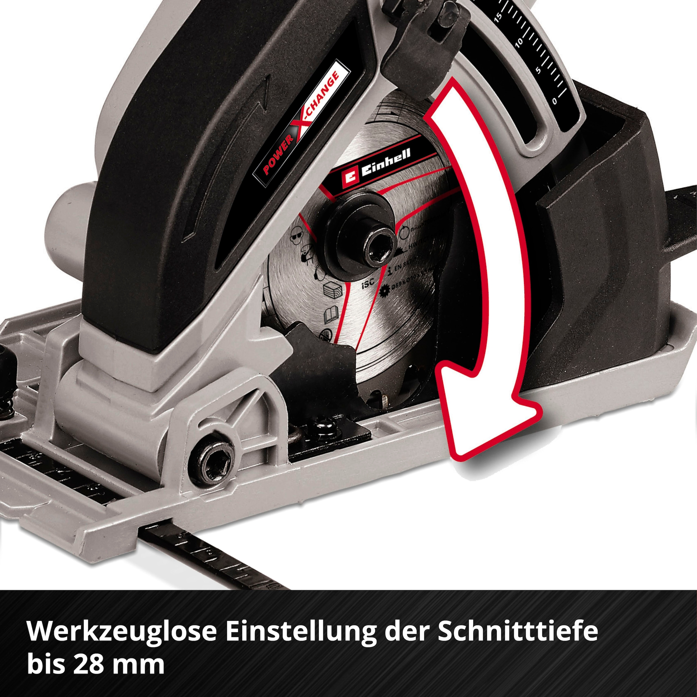 Einhell Akku-Handkreissäge »TE-CS 18/89 Li - Solo« Mini, ohne Akku und Ladegerät