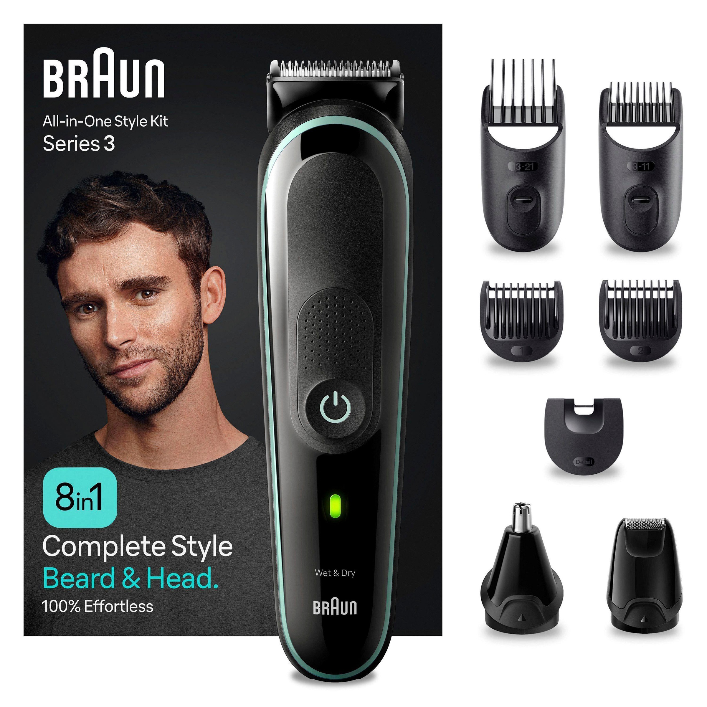 Braun Haarschneider »All-In-One Series 3 MGK3441«, wasserdicht, 80 Min. kabellose... kaufen