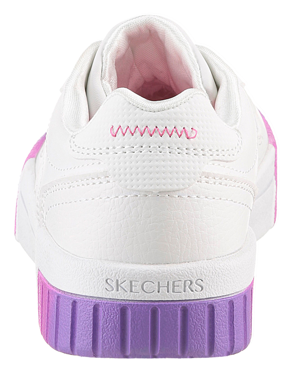 Skechers Sneaker »JADE-SOFT GLOW«, Schnürschuh mit Regenbogenlaufsohle, Größenschablone zum Download