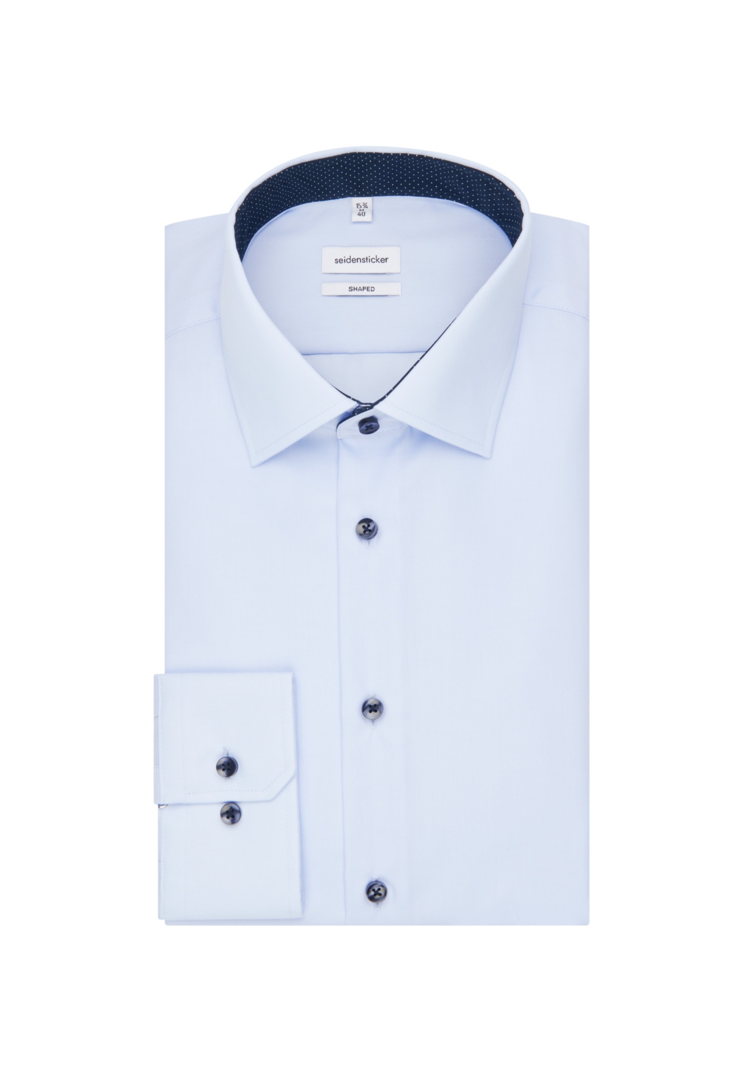 seidensticker Businesshemd »Schwarze Rose« Shaped 1/1 Extra lang Kentkragen Uni