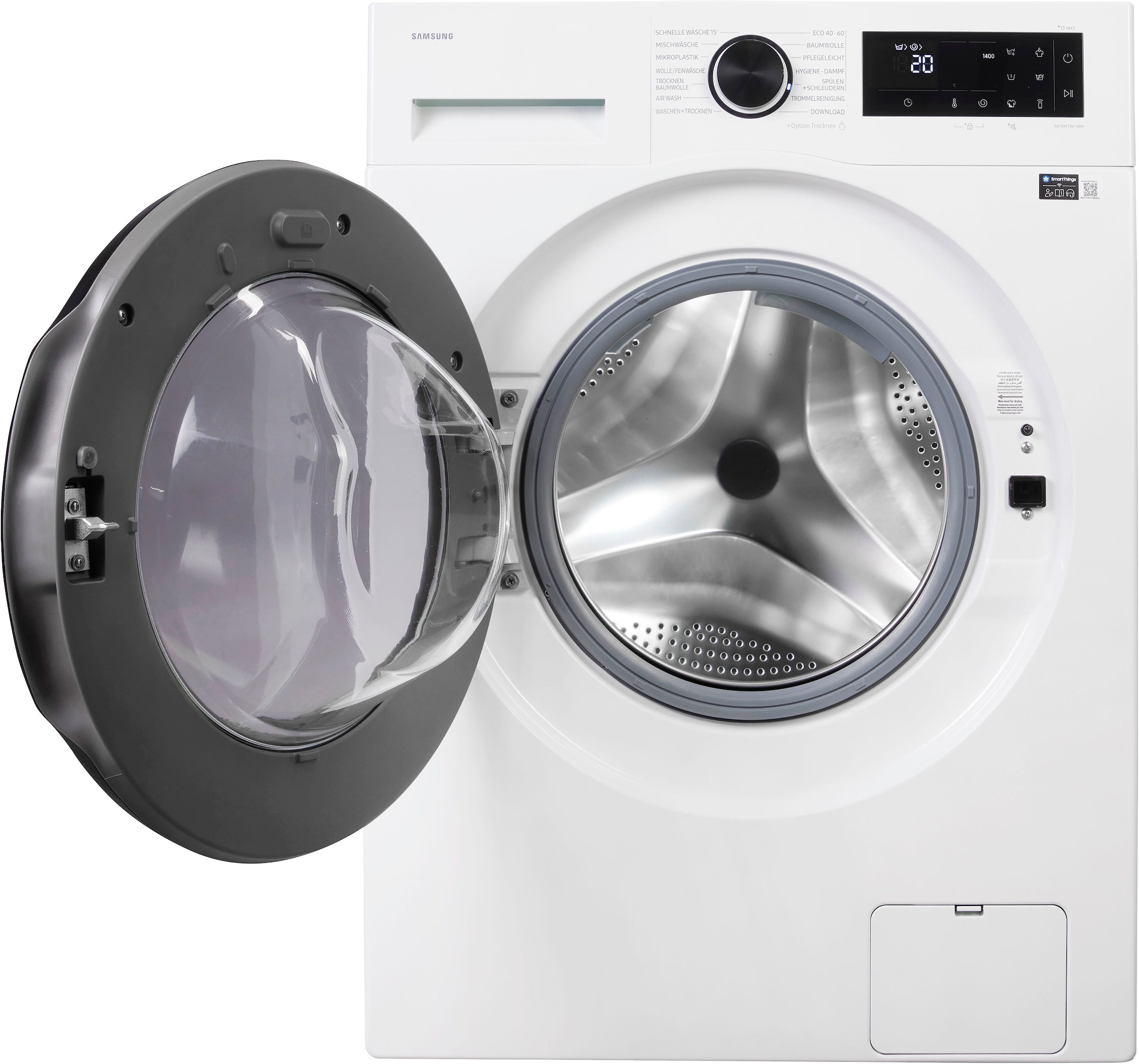 Samsung Waschtrockner »WD9EDG5B15BE«, WD7400D, Hygiene Dampfprogramm