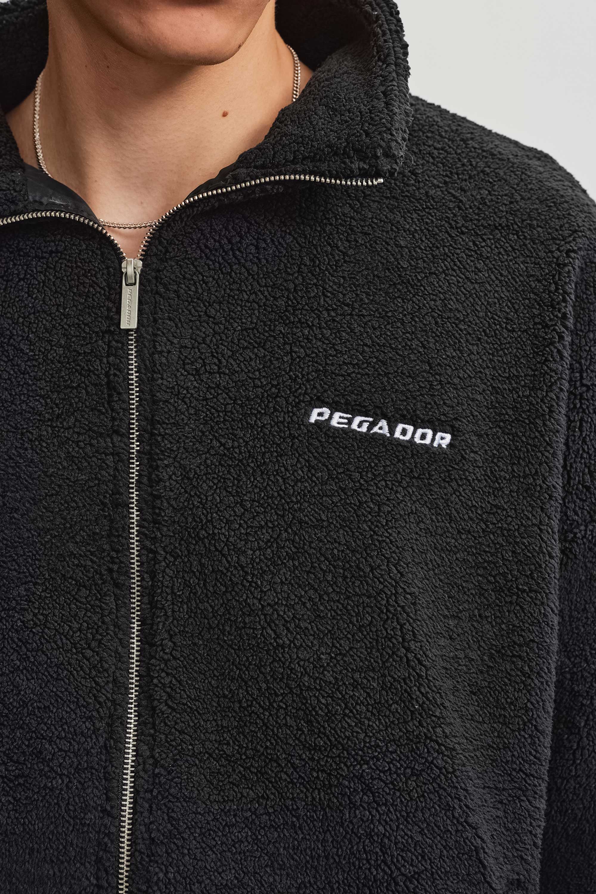 PEGADOR Sweatjacke »Alto Teddy Jacket« Kunstfaser, regular fit