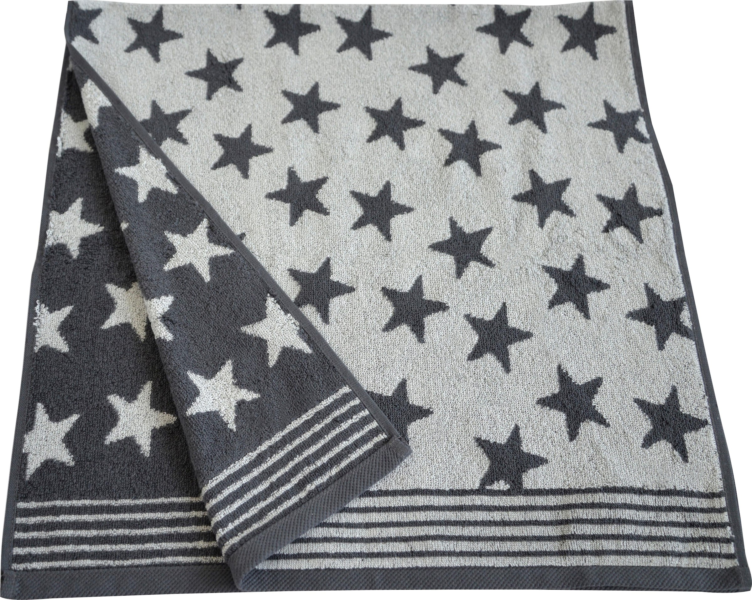 Dyckhoff Handtücher »Stars«, (2 bei Sternen online UNIVERSAL mit St.), und Bordüre