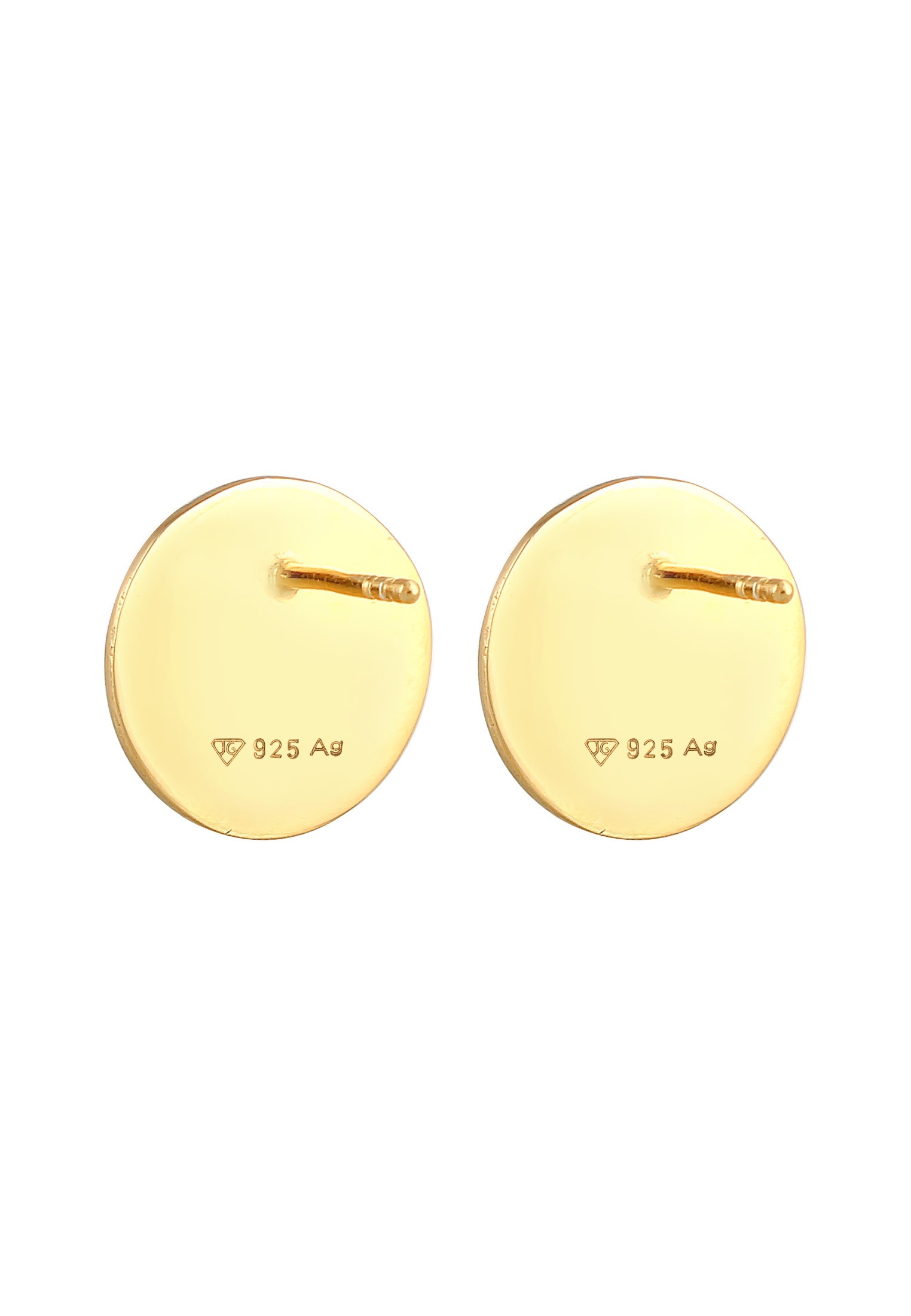 Elli Paar Ohrstecker »Ohrringe Ohrstecker Geo Kreis Basic Trend Unisex 925er Silber«