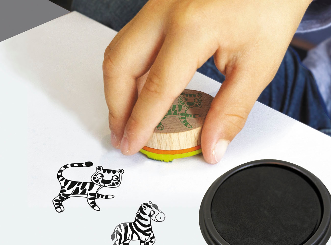 Kreativset »Baby Stempel, Bambino Savanne ECO«