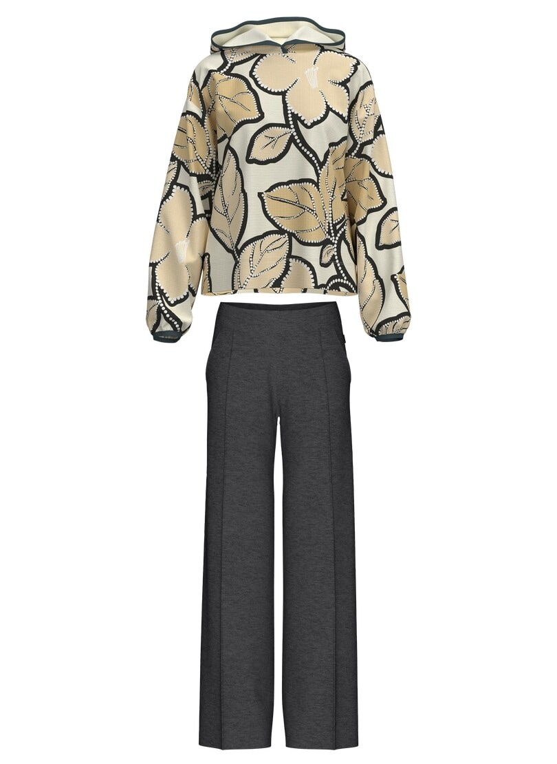 Trigema Freizeitanzug »TRIGEMA Outfit mit floralem Muster« 1