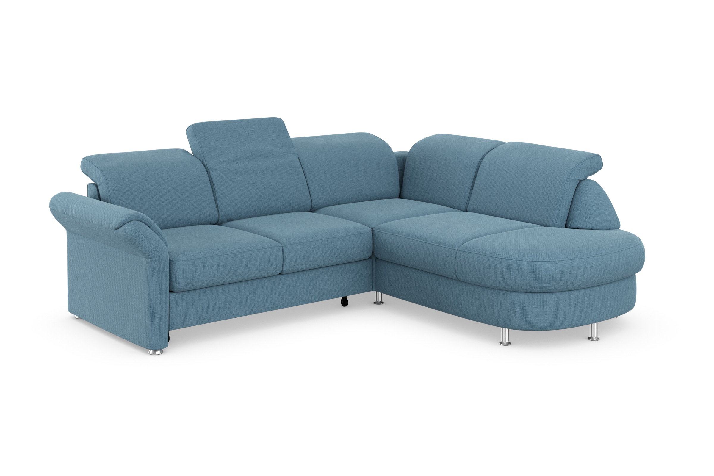 sit&more Ecksofa »Apulia L-Form«, wahlweise Bettfunktion, Bettkasten und Kopf- und Armteilverstellung