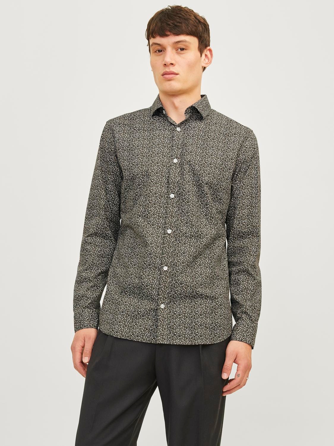 Jack & Jones Langarmhemd »JPRBLABLACKPOOL STRETCH LS SHIRT SN«