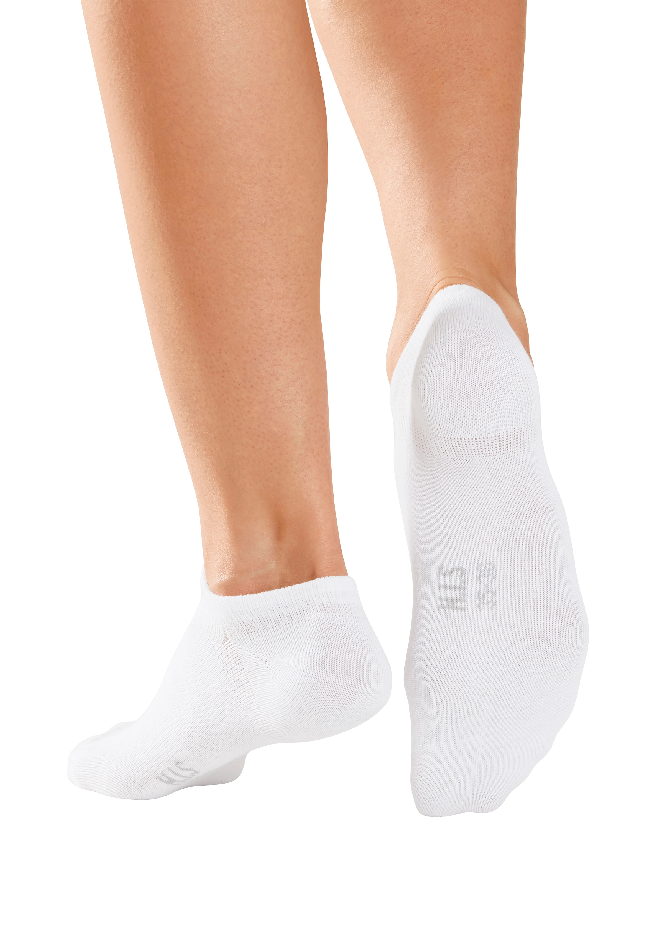 H.I.S Sneakersocken »Damen Herren Unsichtbare Sneaker Socken, Loafer Socken« Packung, 6 Paar tlg. mit besonders kurzem Schaft