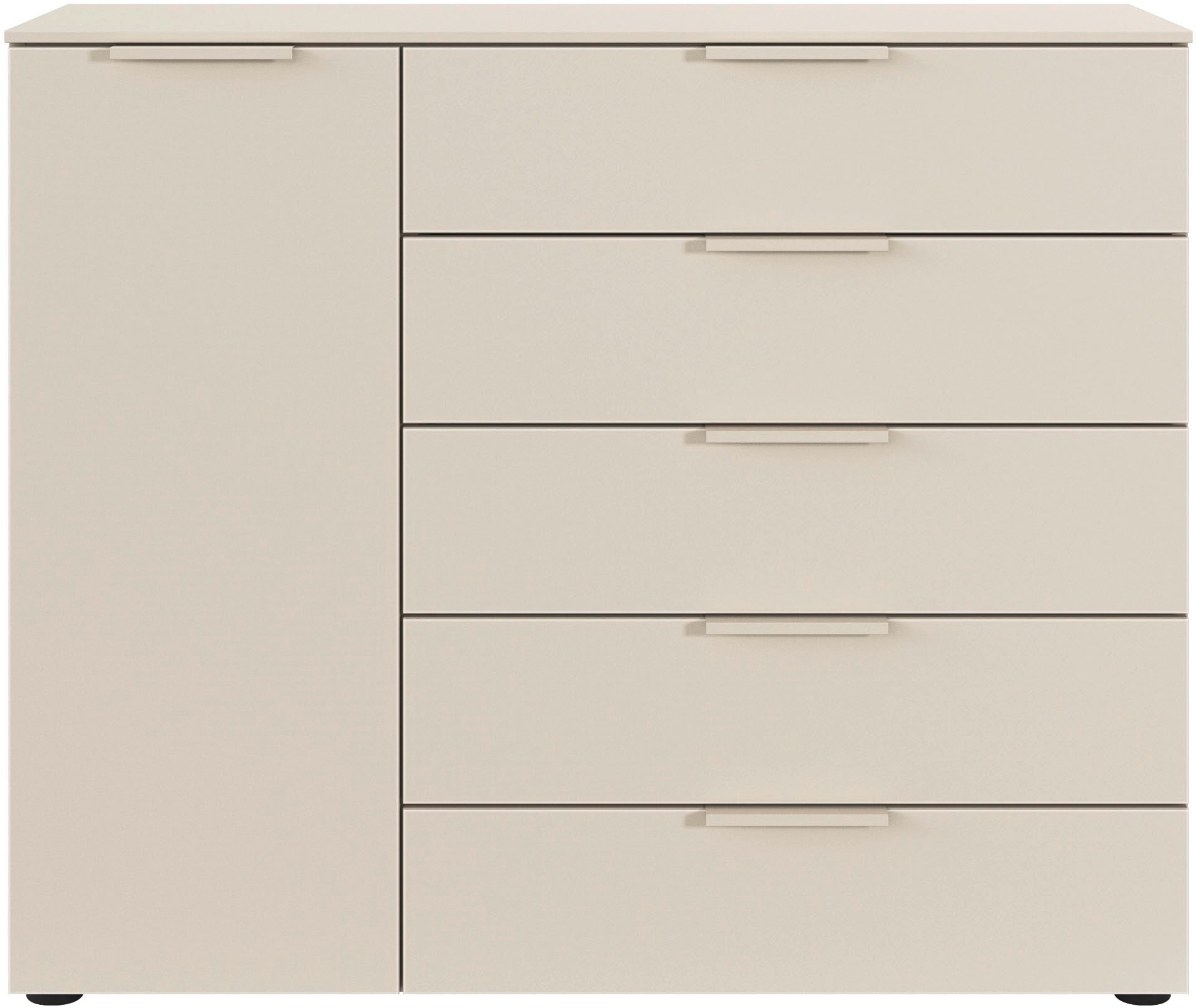LeGer Home by Lena Gercke Kommode »Serina«, mit 5 Schubkästen und 1 Tür sowie Metallgriffen MADE IN GERMANY