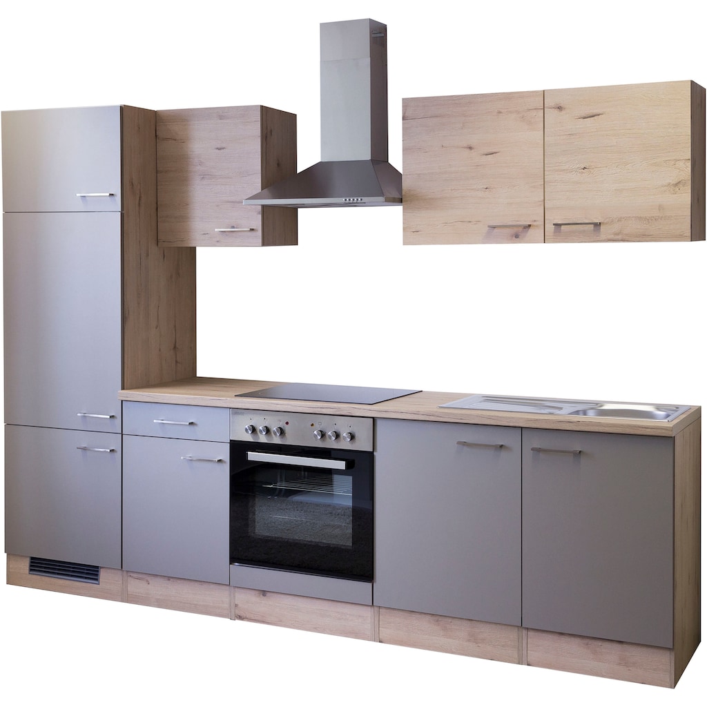 Flex-Well Küche »Riva«, Gesamtbreite 270 cm, mit und ohne E-Geräte lieferbar