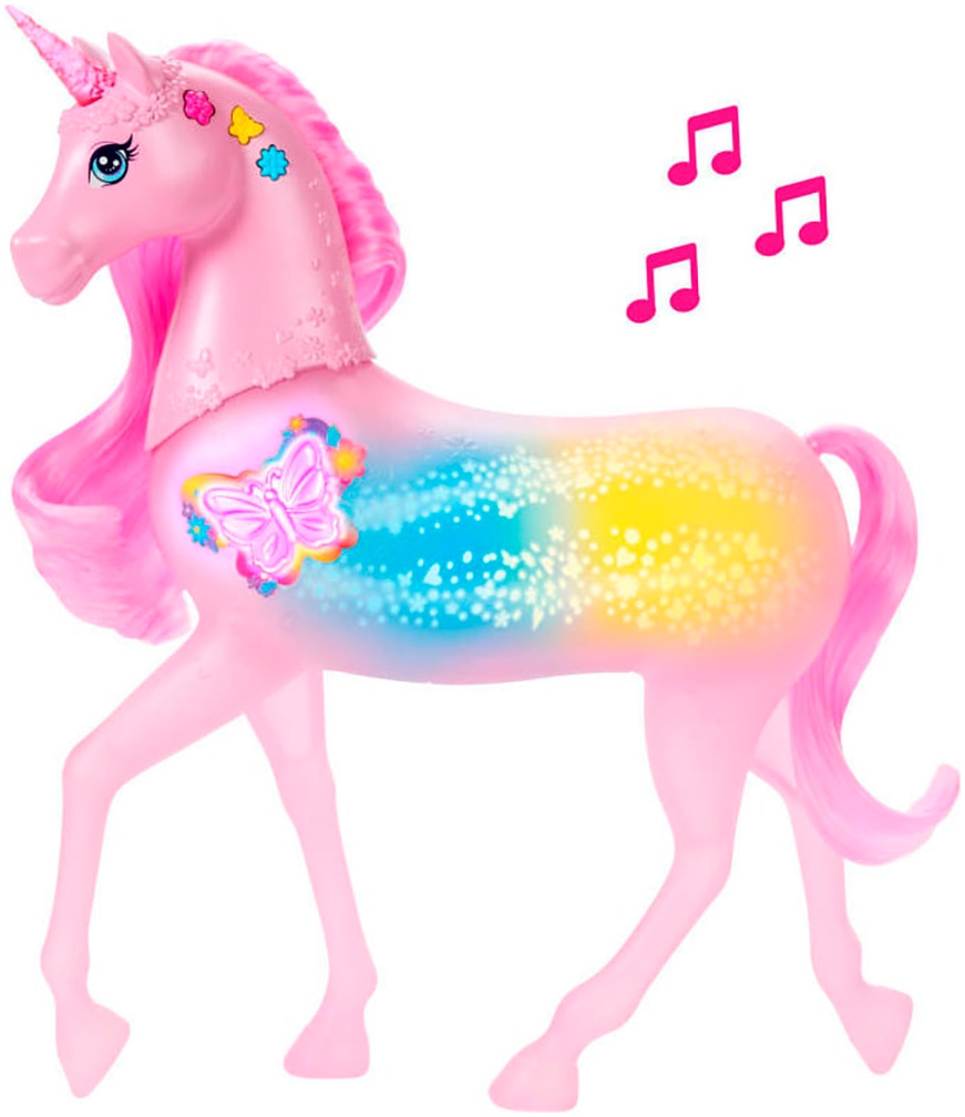 Barbie Spielfigur »Magisches Zaubereinhorn«, mit Licht und Sound