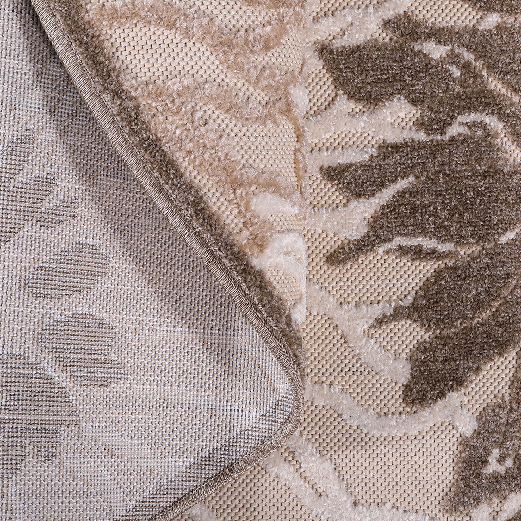 Sanat Teppich »Floral 2 Outdoor« rund 6 mm Höhe In- und Outdoor geeignet, florales Design, Balkon, Terasse