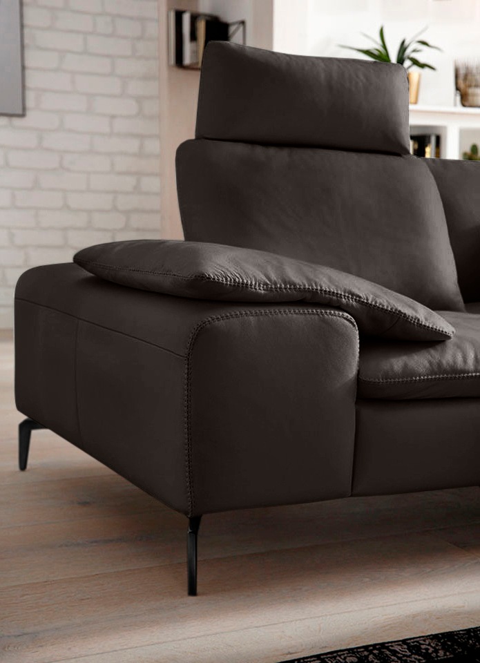 W.SCHILLIG Ecksofa »valentinoo, Designsofa, elegant und bequem, L-Form«, (Set), mit Sitztiefenverstellung, Breite 318 cm