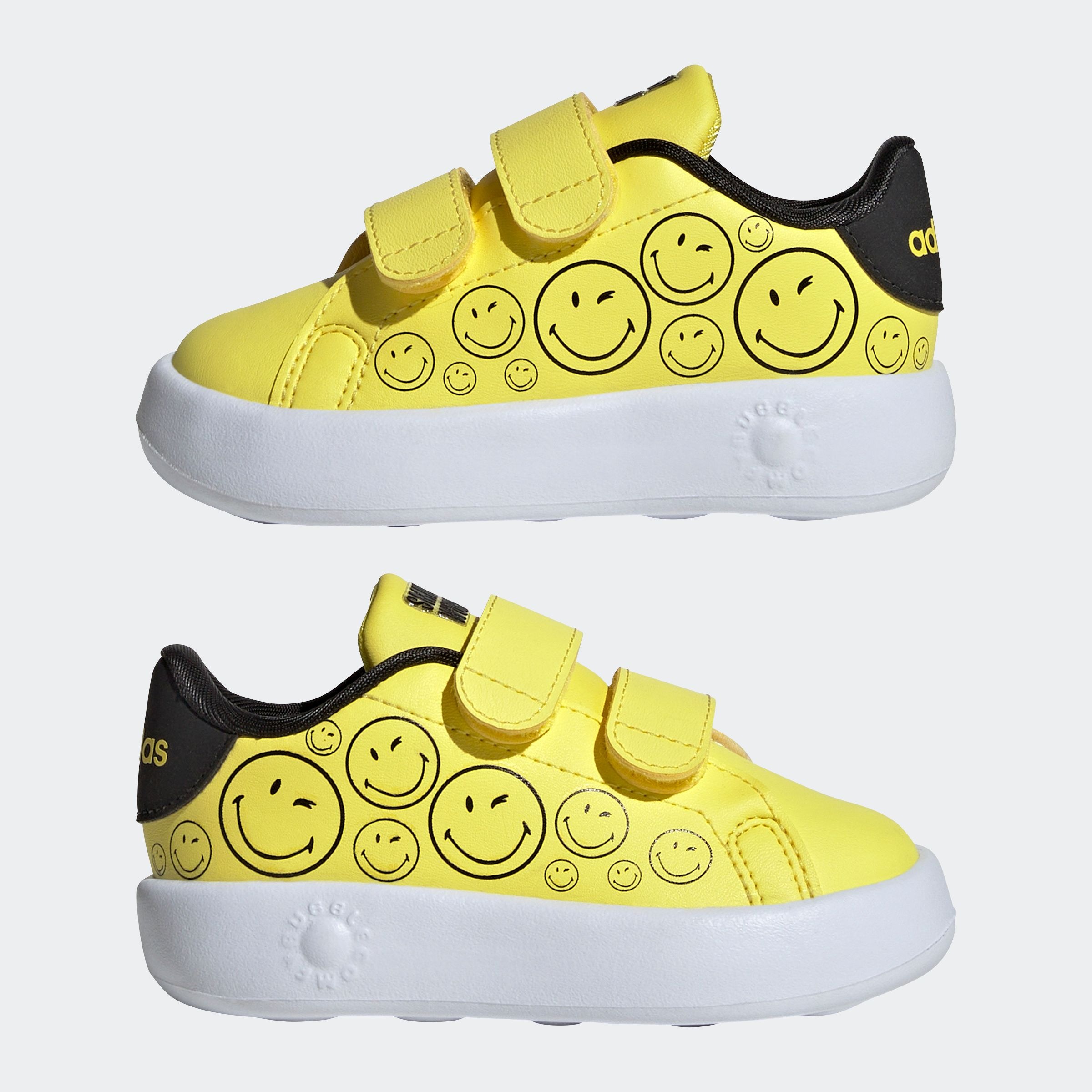 adidas Sportswear Klettschuh, Design auf den Spuren des adidas Stan Smith, für Kinder