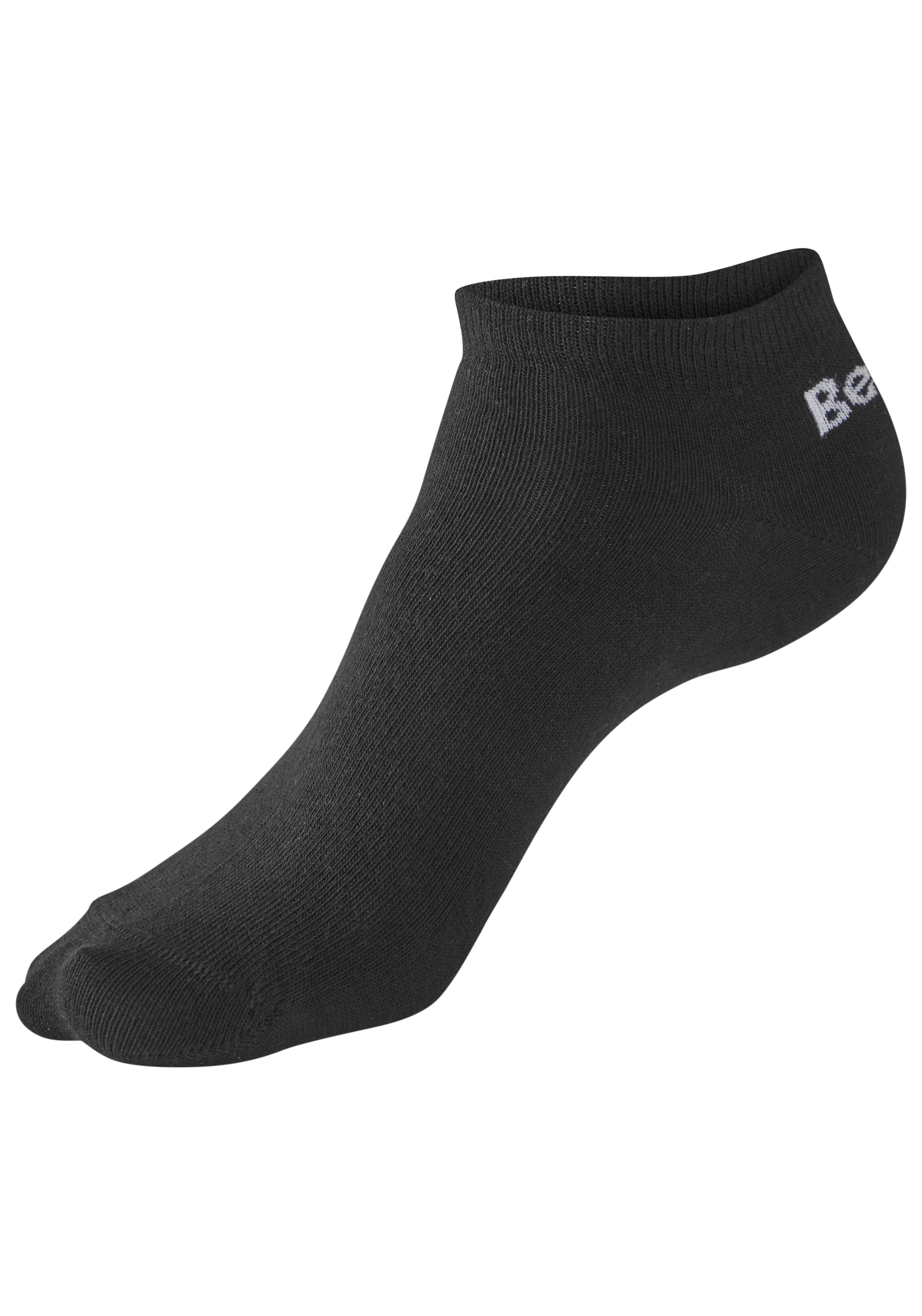 Bench. Sneakersocken »für Damen und Herren in Baumwollmischung, für Sport und Freizeit« Packung, 6 Paar tlg. mit klassischem Logoschriftzug, ohne Frottee