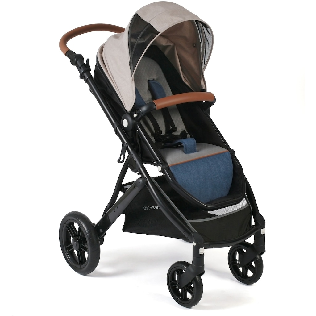 CHIC4BABY Kombi-Kinderwagen »Torre, Jeans Beige«, 15 kg, ; Kinderwagen